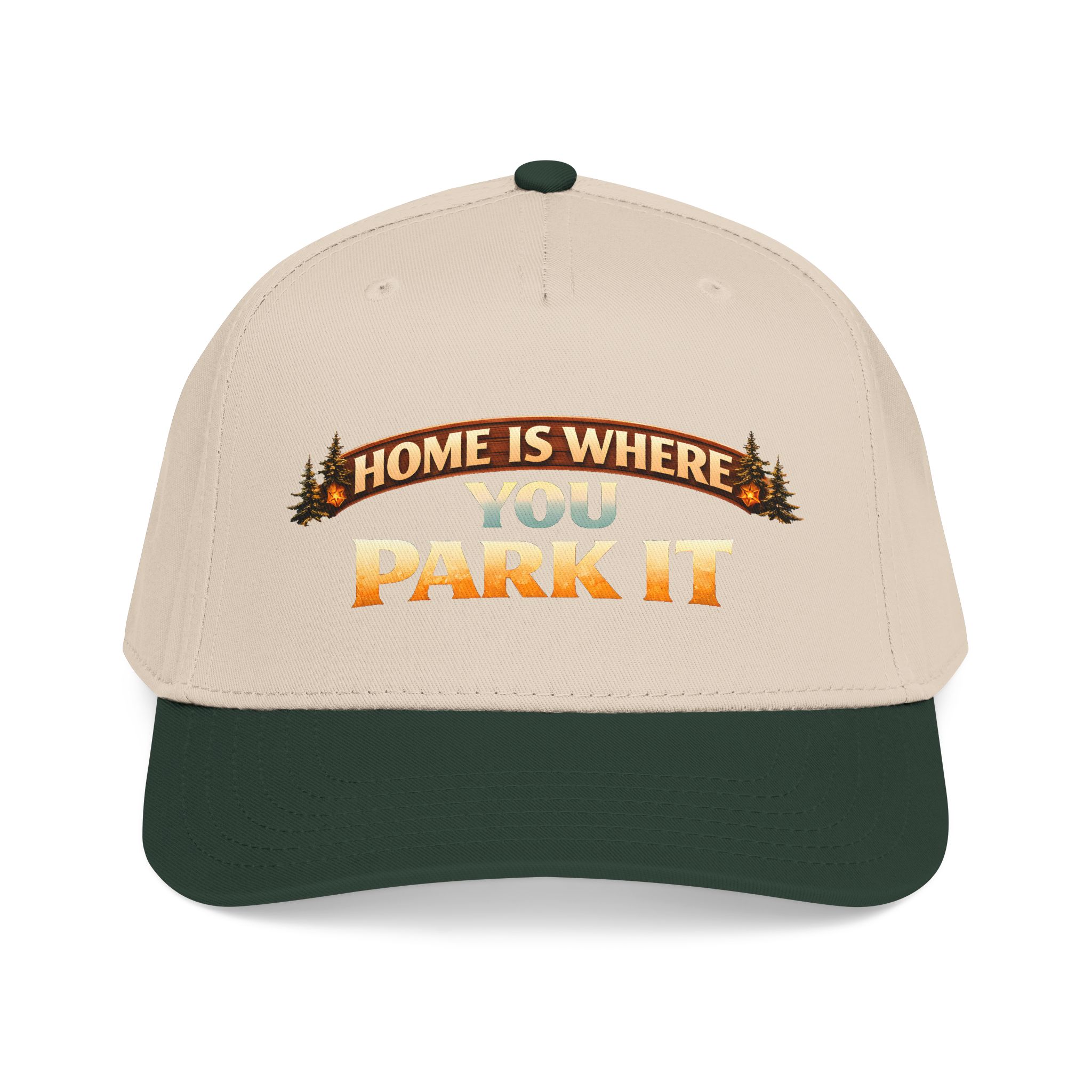 Baseball Cap - "Home Is Where You Park It" Design Scenic-Line