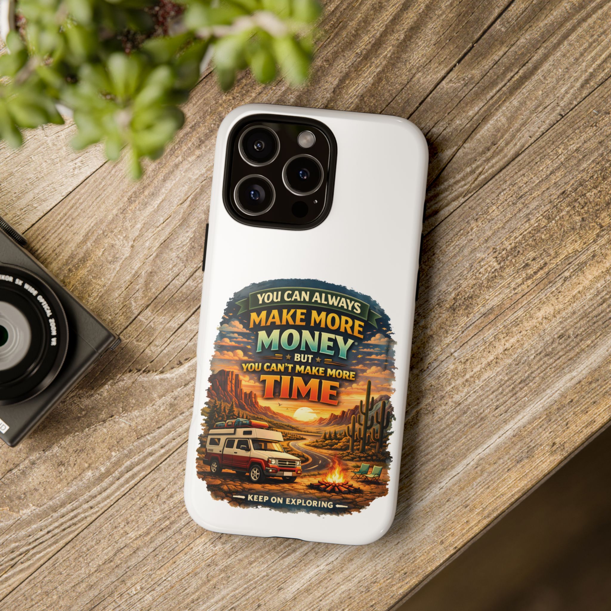 Phone Case — "You Can Always Make Money" (Design Scenic-Line)