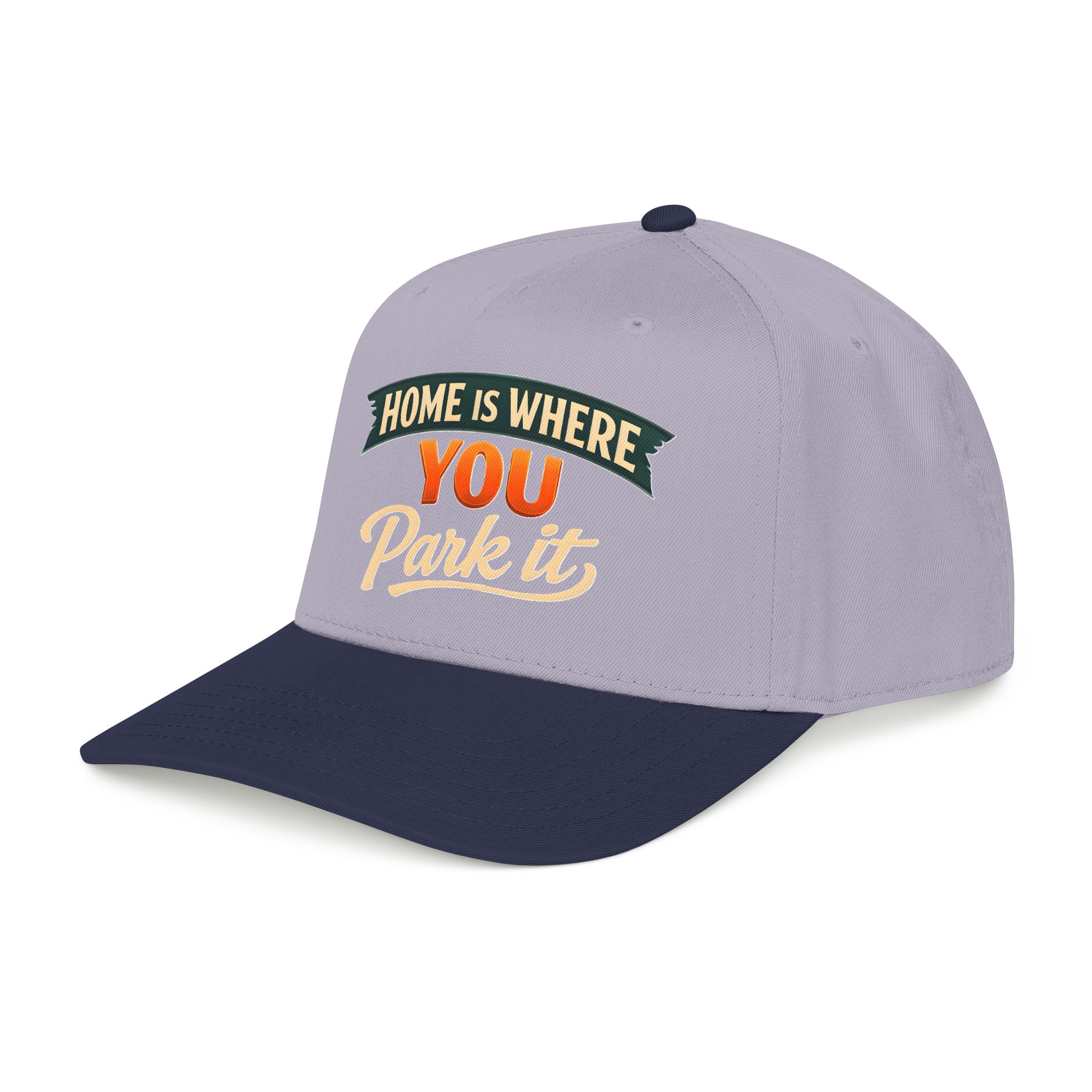 Baseball Cap - "Home Is where You Park It" Design Scenic-Line