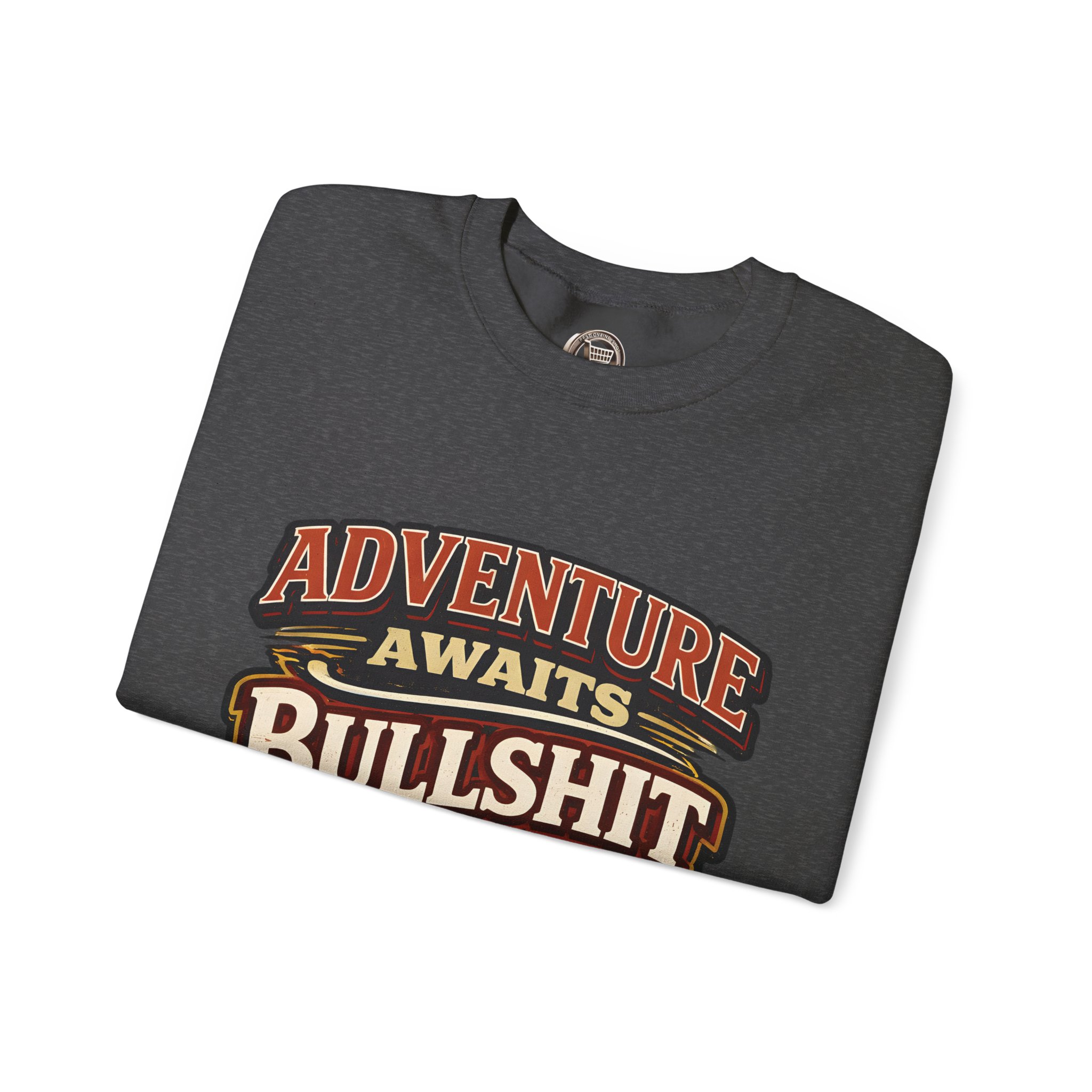 14657283173703638313_2048.jpeg Unisex Heavy Blend™ Crewneck Sweatshirt — "Adventure Awaits" Design F**K-Line