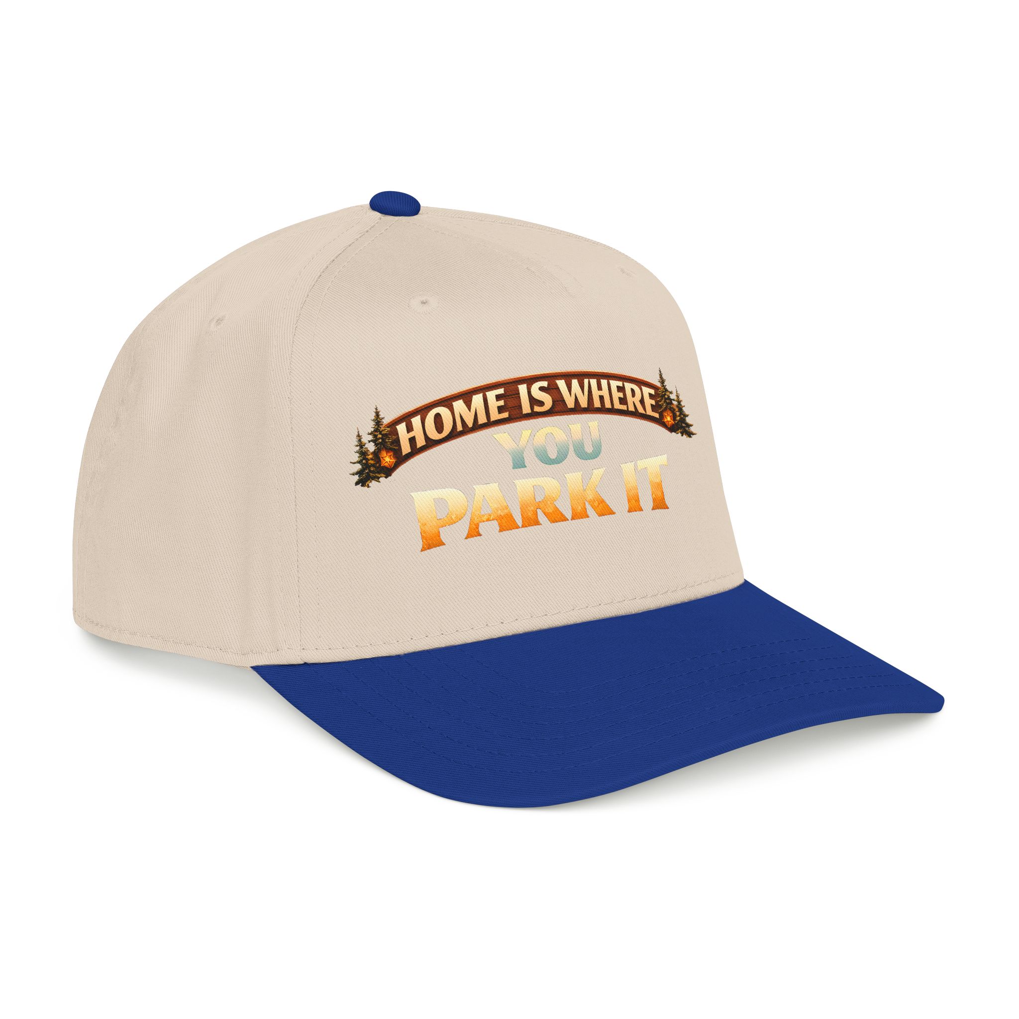 Baseball Cap - "Home Is Where You Park It" Design Scenic-Line