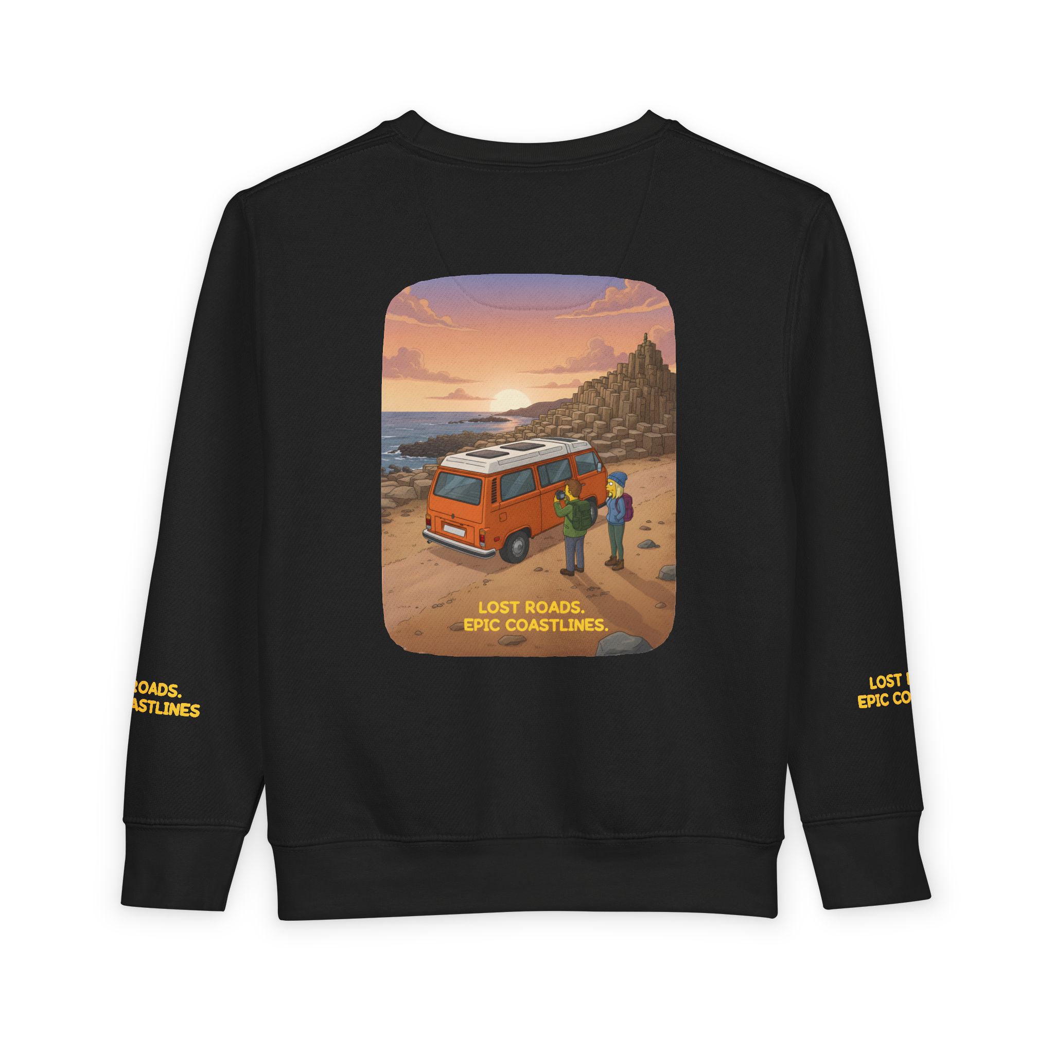 14718280880168183443_2048-1.jpeg Toddler Sweatshirt - "Lost Roads Epic Coastlines" (Design Sitcom-Line)