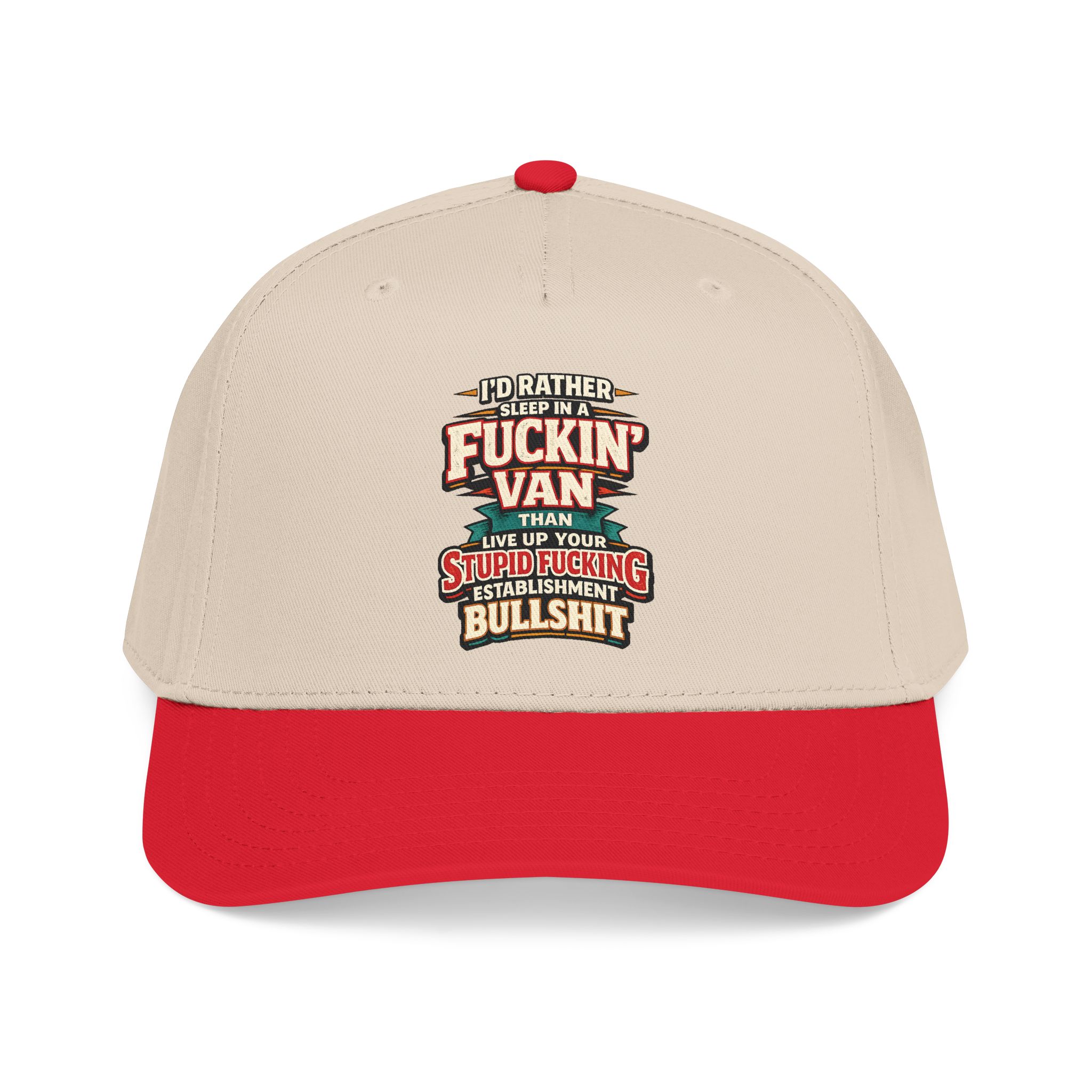 Baseball Cap - "I´d Rather Sleep in A Fucking Van" Design F**K-Line