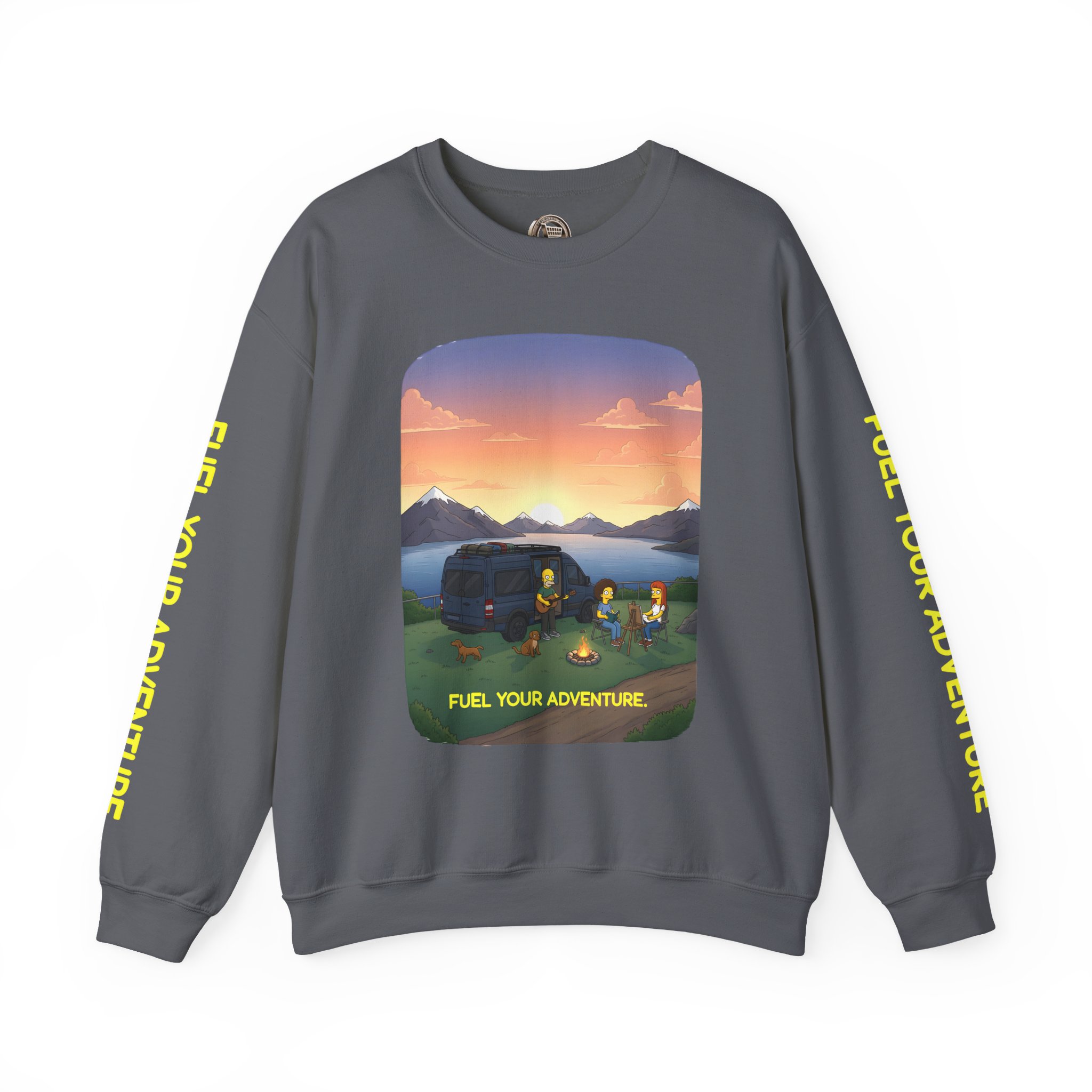14721474481133945542_2048.jpeg Unisex Heavy Blend™ Crewneck Sweatshirt — "Fuel Your Adventure" Design Sitcom-Line