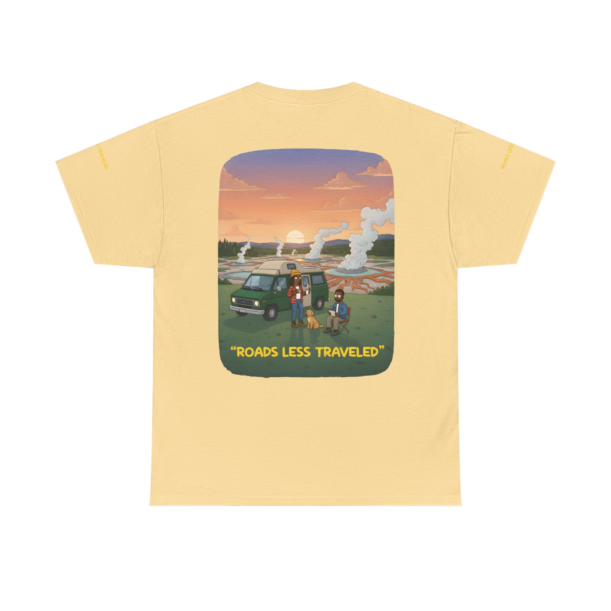 14730538667115288953_2048.jpeg Unisex Heavy Cotton Tee — "Roads Less Traveled" Design Sitcom-Line