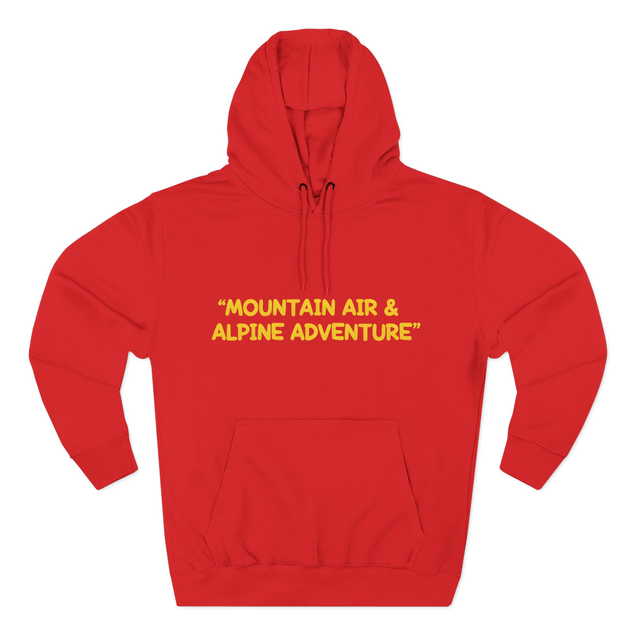 14732189756018451575_2048.jpeg Three-Panel Fleece Hoodie - "Mountain Air And Alpine Adventure"" Design Sitcom-Line