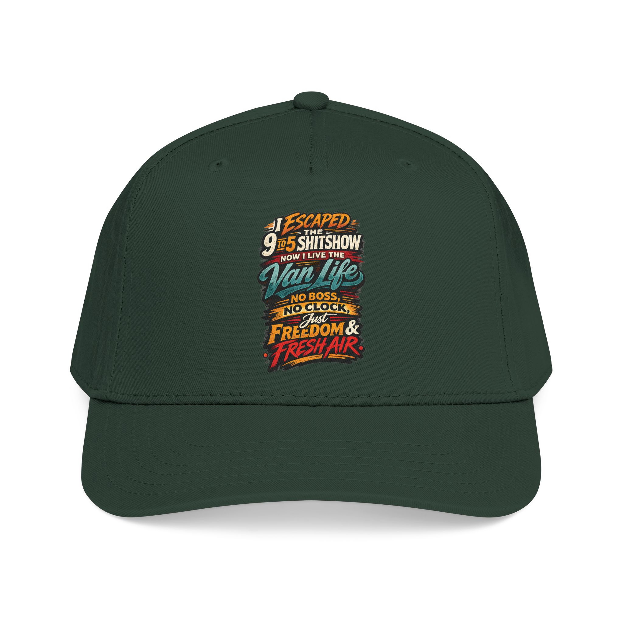 Baseball Cap - "I Escaped The 9 To 5" Design F**K-Line