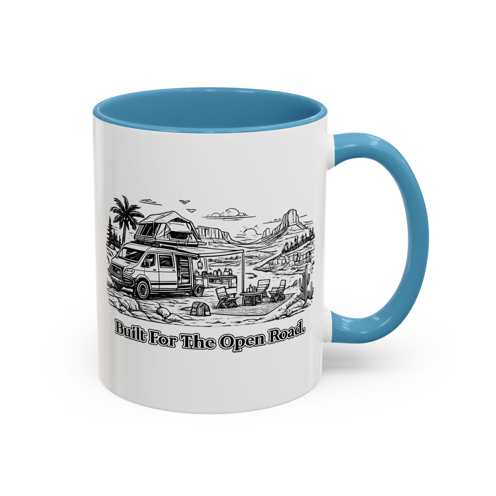 14763940272732596734_2048.jpeg Accent Coffee Mug (11, 15oz) — "Built For The Open Road" Design Minimal-Line