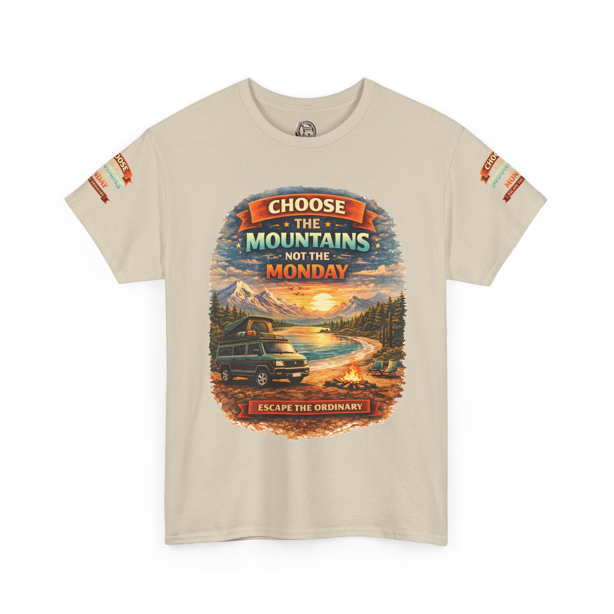 14765417550979193322_2048.jpeg Unisex Heavy Cotton Tee — "Choose The Mountens" Design Scenic-Line