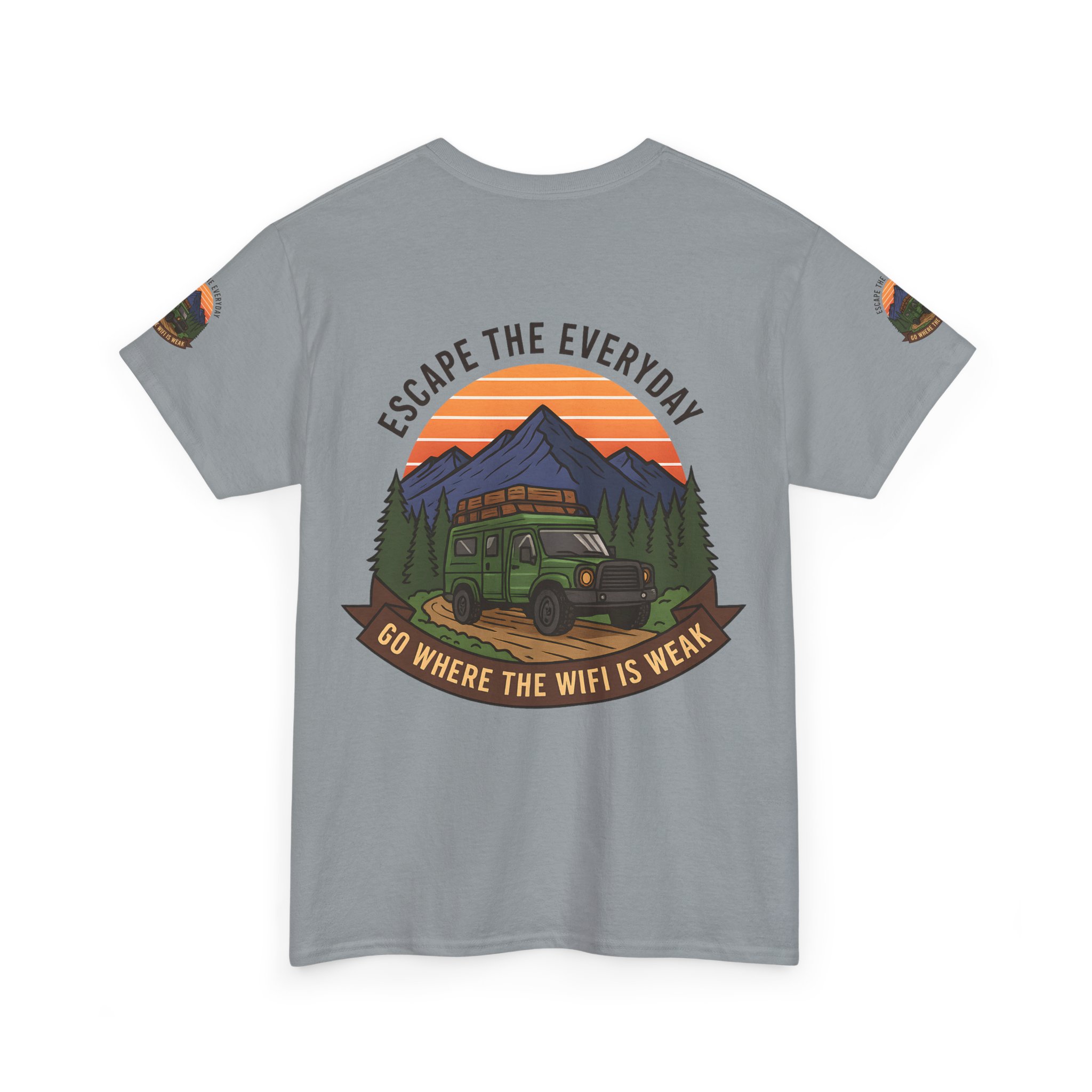 14767262487579393801_2048.jpeg Unisex Heavy Cotton Tee — "Go Where the WiFi Is Weak" Adventure Shirt