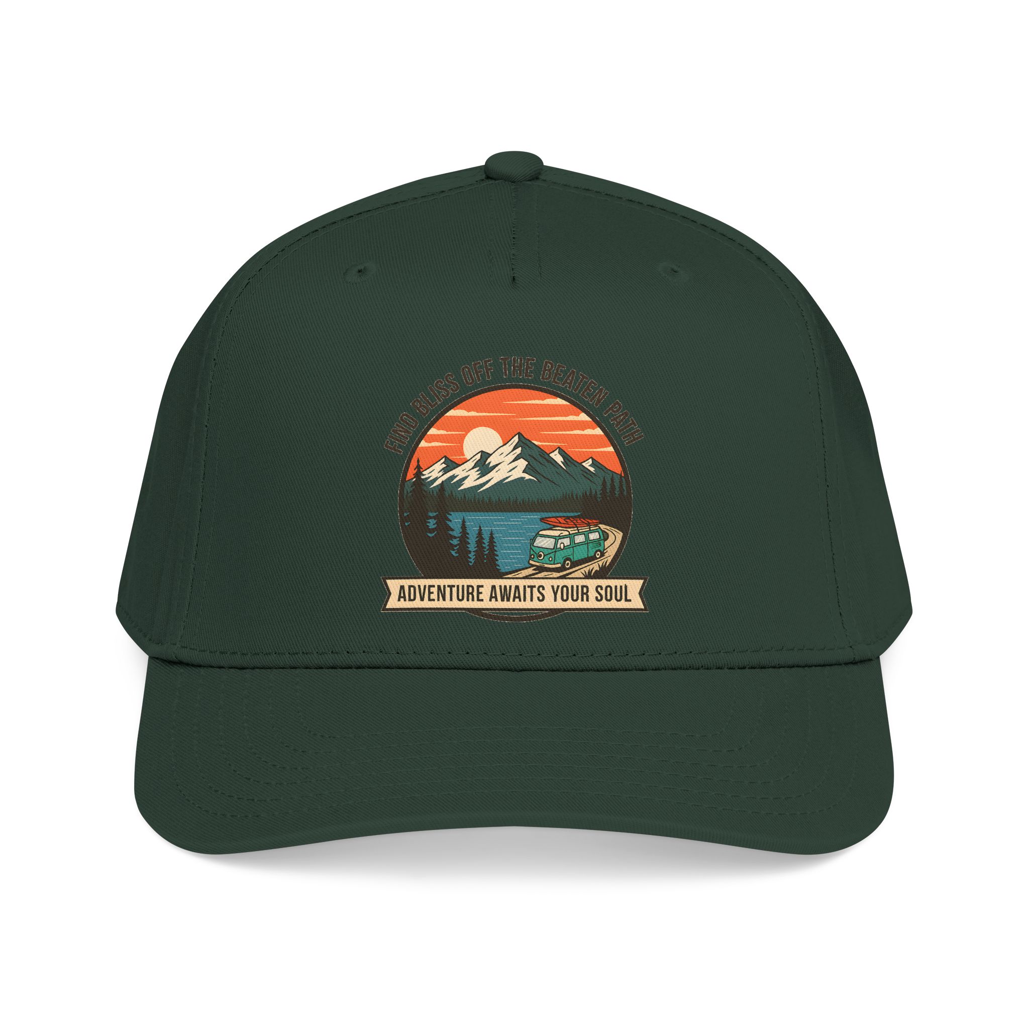 14768145035241470114_2048.jpeg Baseball Cap — "Find Bliss of the beaten patch-Adventure Awaits Your Soul" Vintage Mountain Camp Camper Design