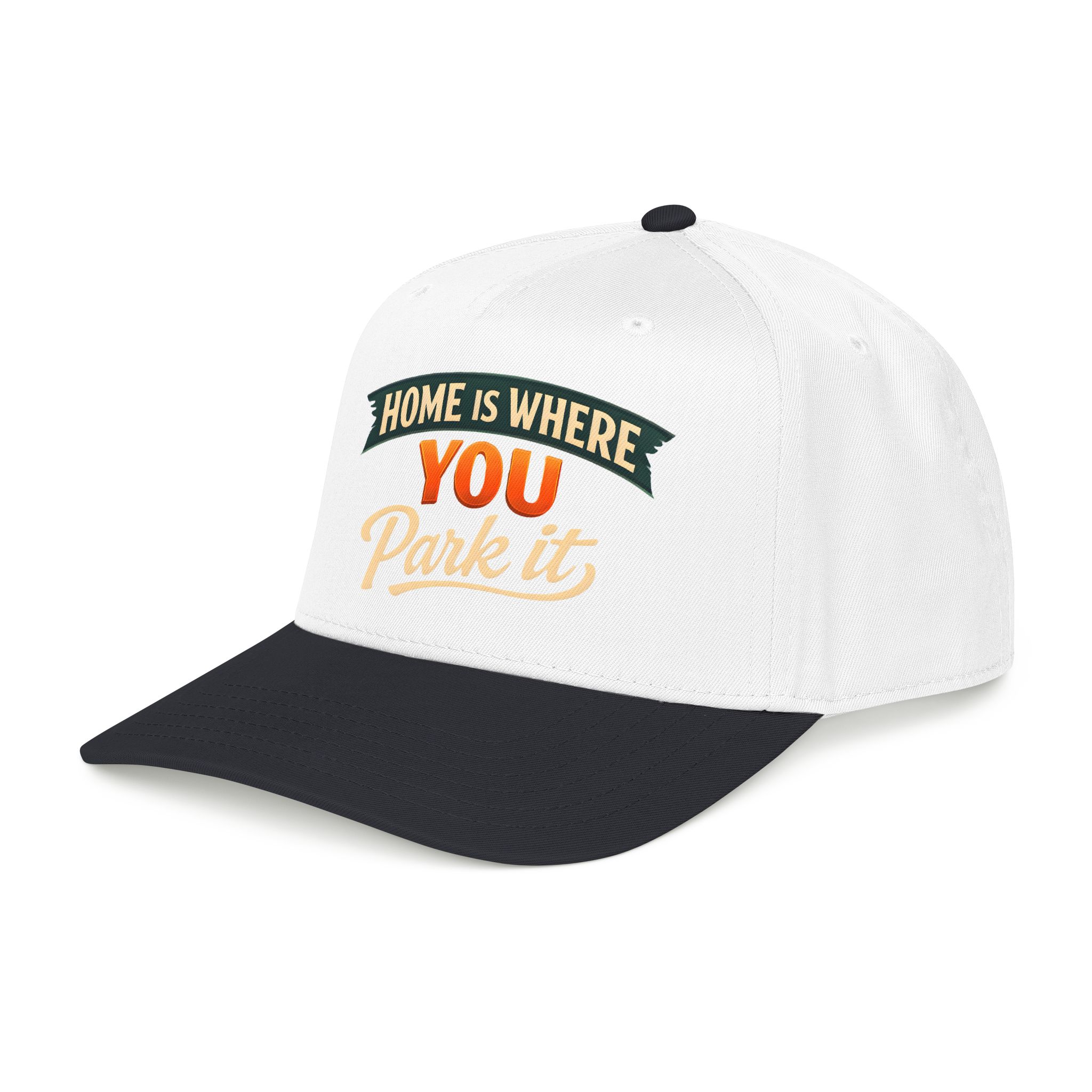 Baseball Cap - "Home Is where You Park It" Design Scenic-Line
