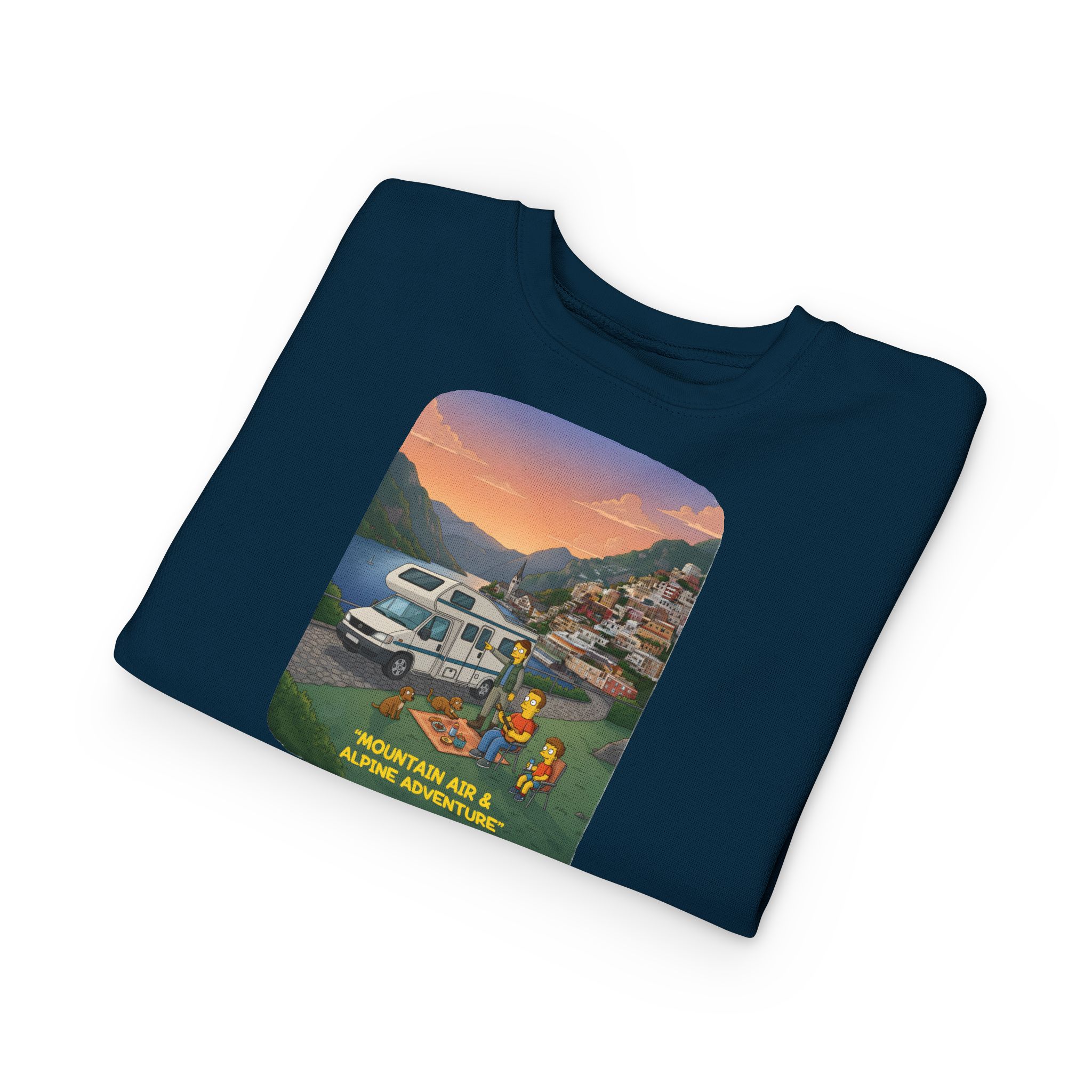 Toddler Sweatshirt - "Mountain Air-Alpine Adventure" (Design Sitcom-Line)