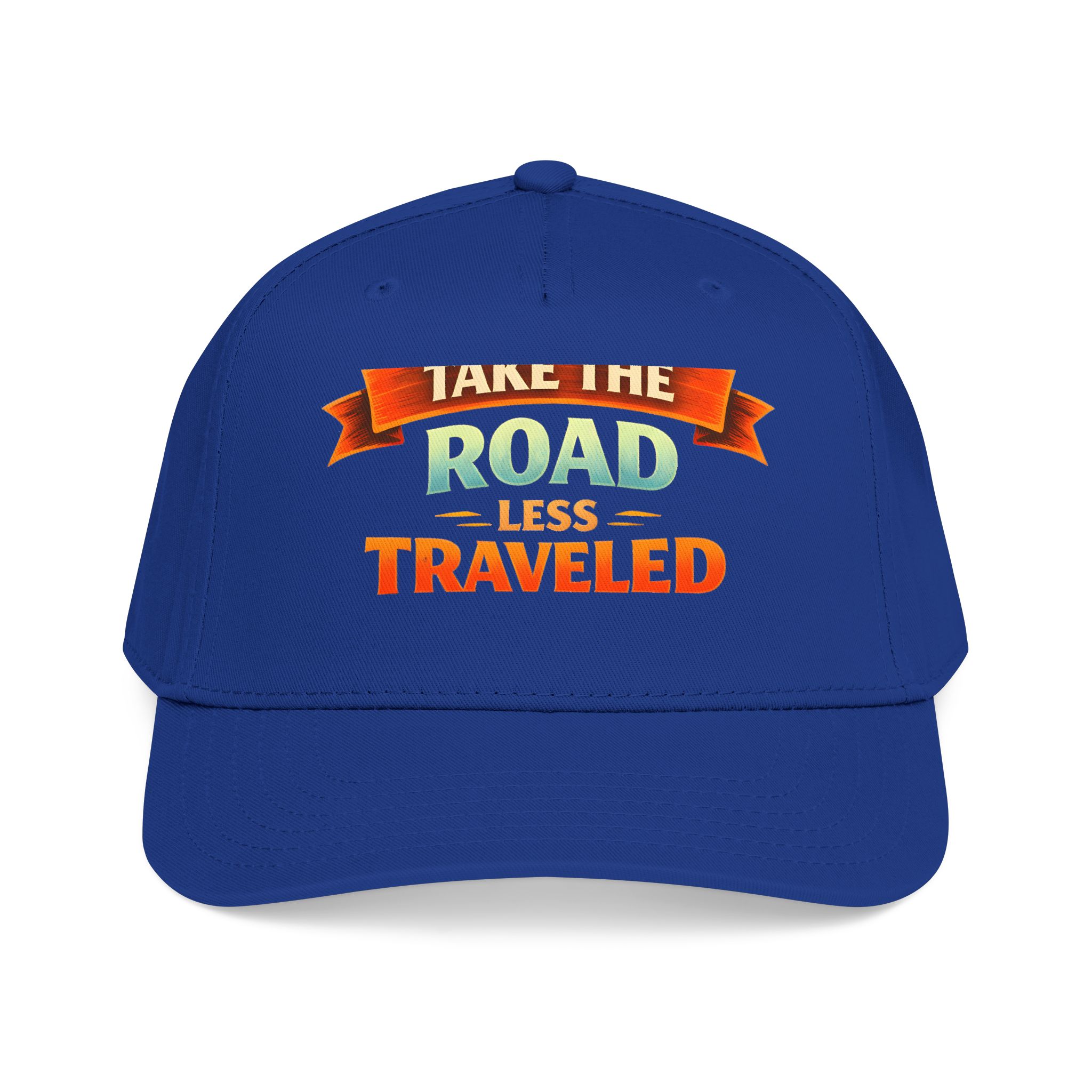 Baseball Cap - "Take The Road Less Traveled" Design Scenic-Line