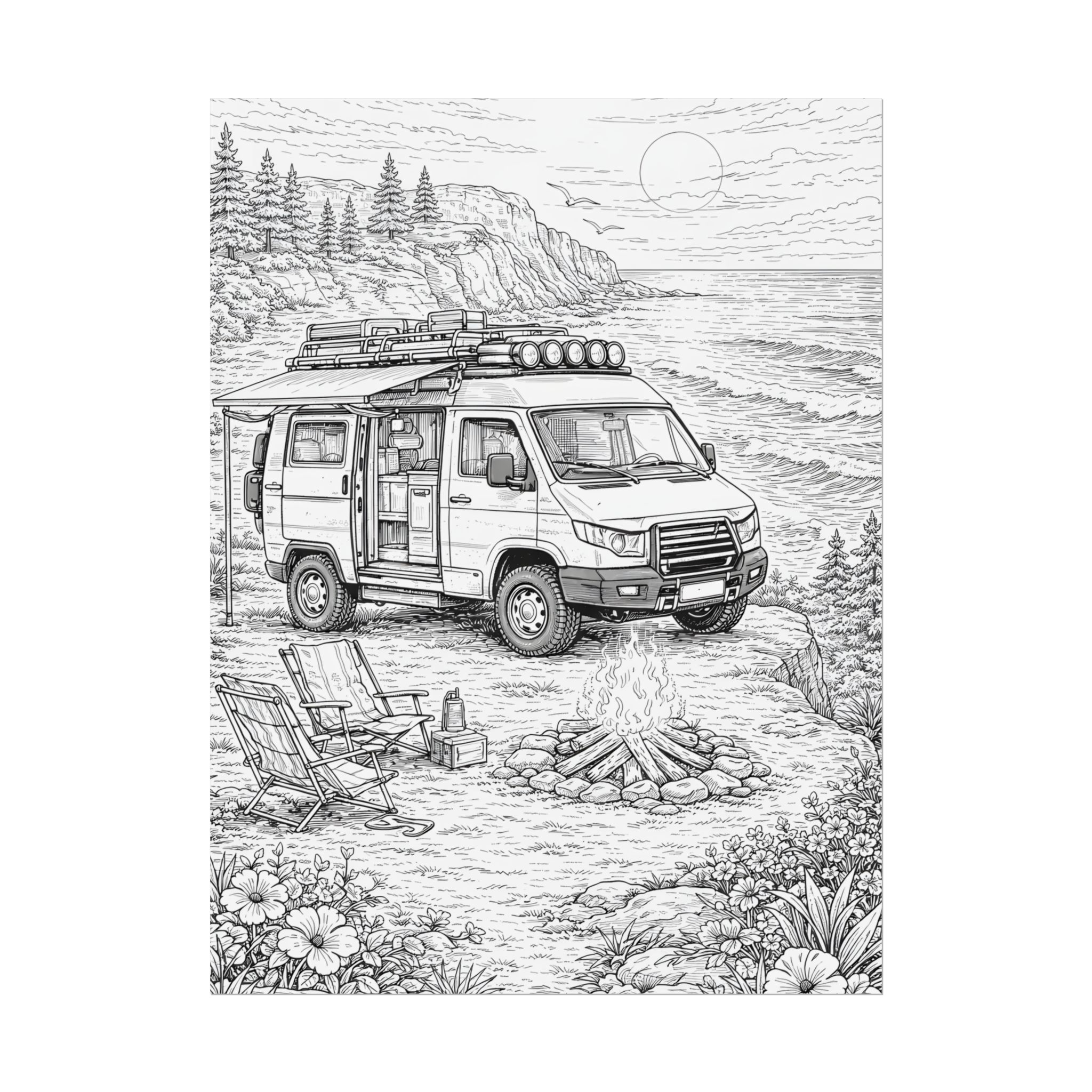 1478585893267202730_2048-1.jpeg Campervan Poster — Vintage RV Camping Landscape Wall Art