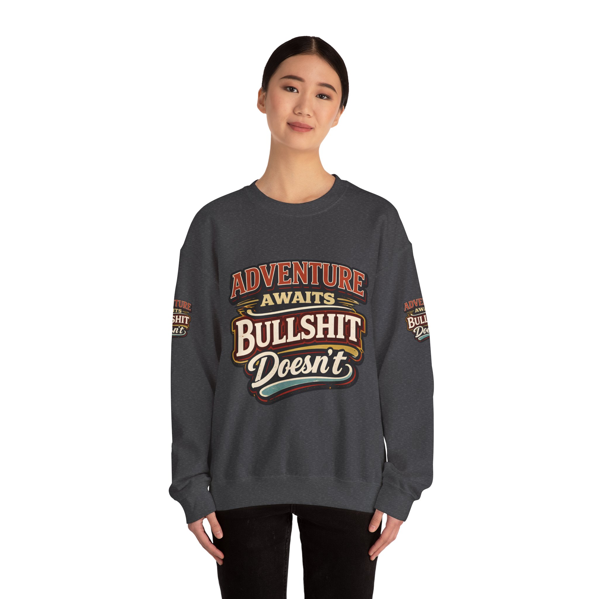 14792636719076419681_2048.jpeg Unisex Heavy Blend™ Crewneck Sweatshirt — "Adventure Awaits" Design F**K-Line