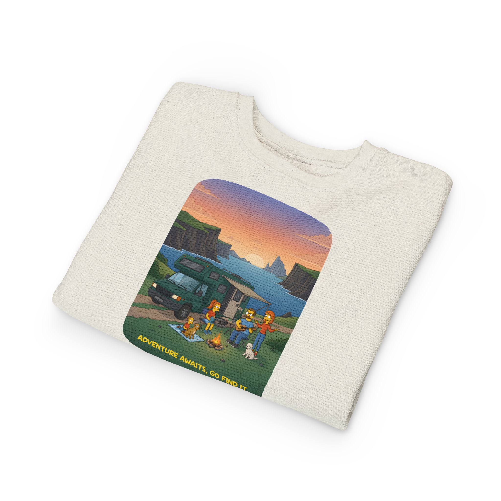 14809093640244614931_2048-1.jpeg Toddler Sweatshirt - "Adventure Awaits-Go Find It" (Design Sitcom-Line)