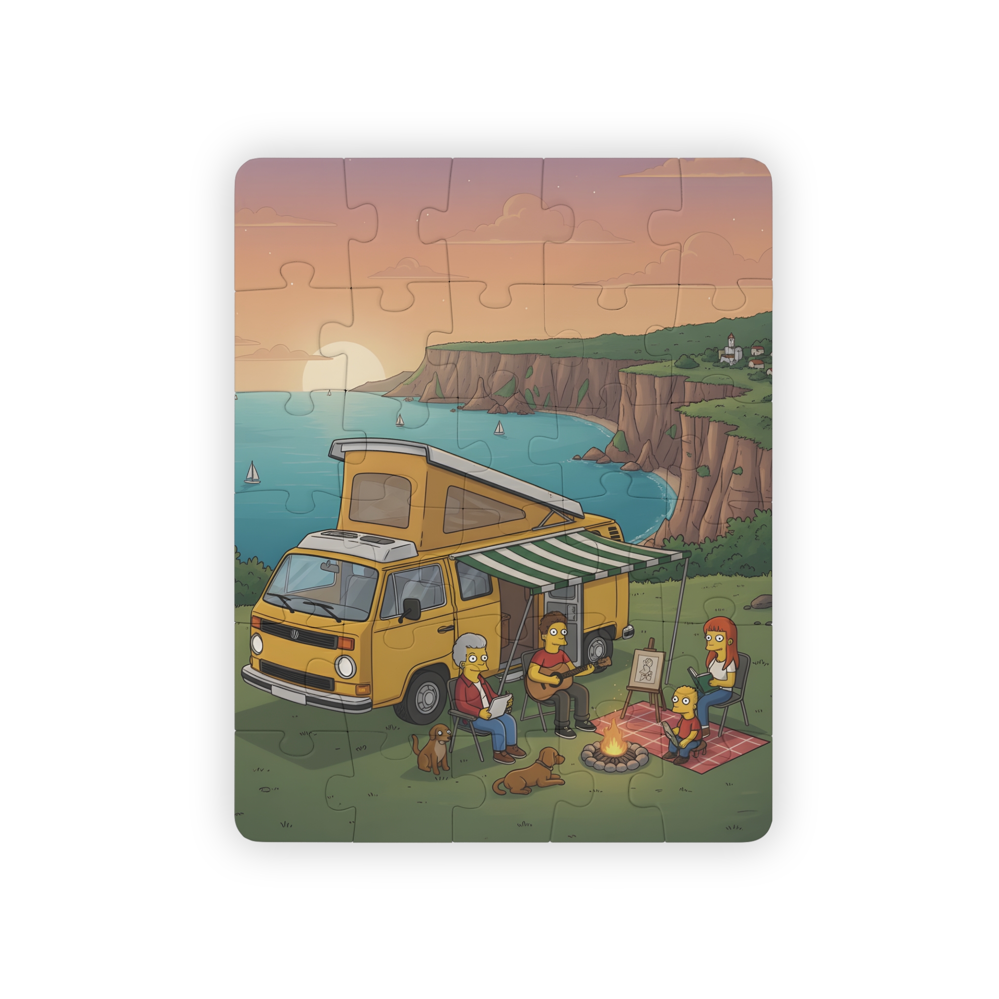 Kids' 30‑Piece Camping Puzzle — Scenic Camper Puzzle