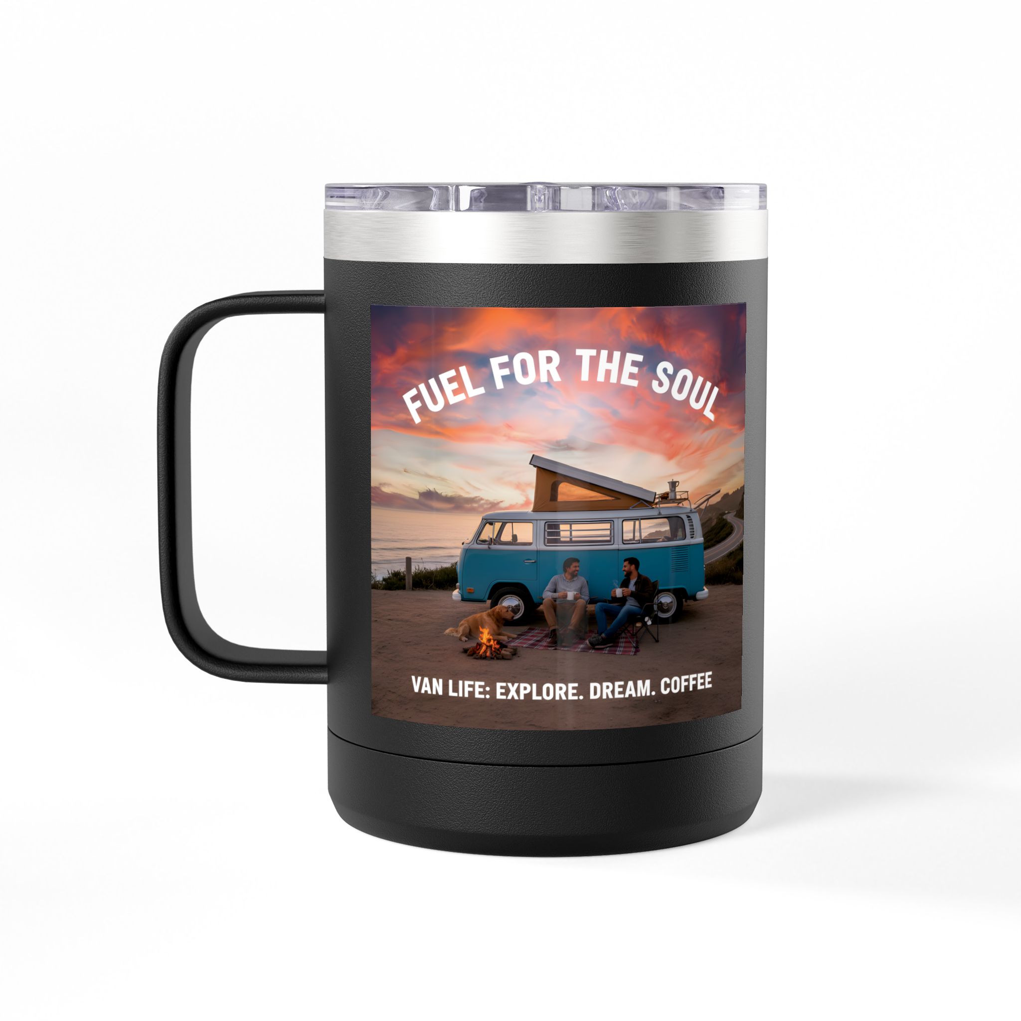 Coffee Mug Tumbler, 15oz — "Fuel for the Soul"