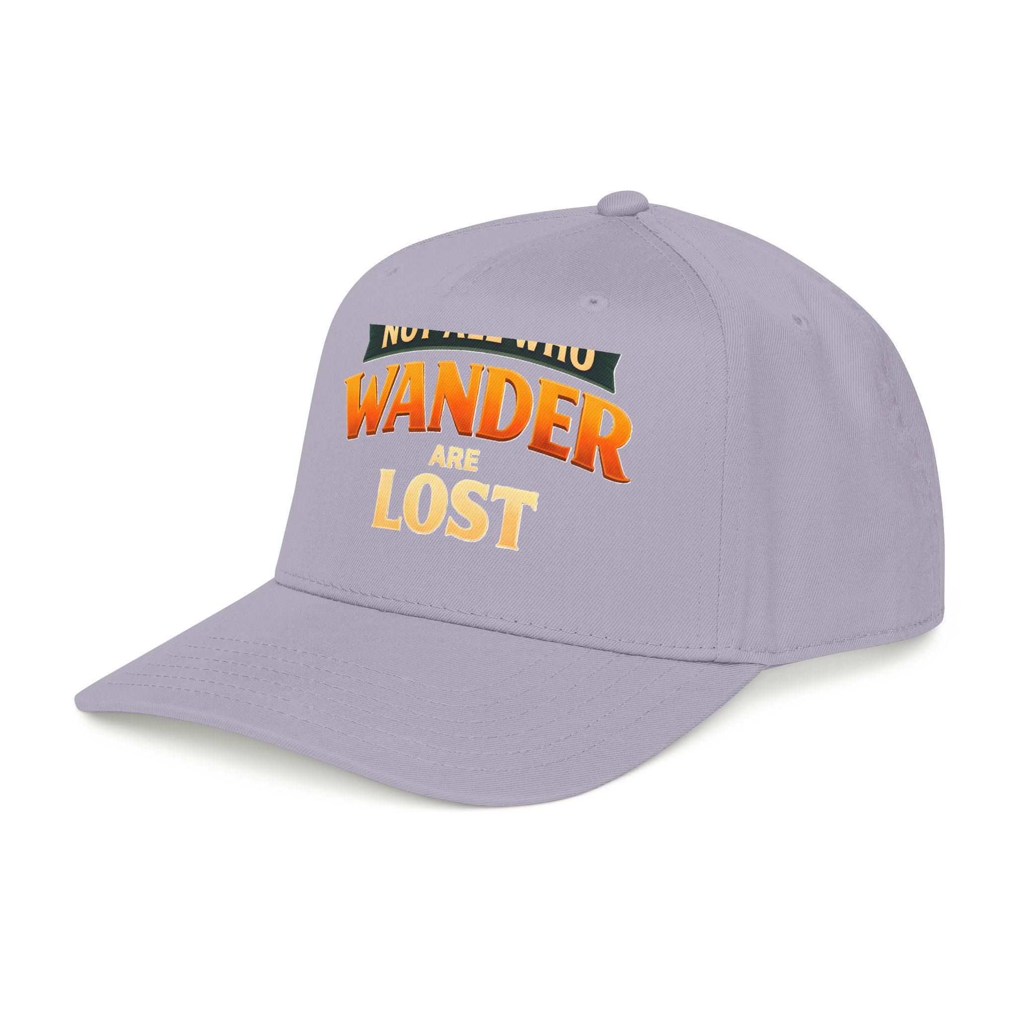Baseball Cap - "Not All Who Wander Are Lost" Design Scenic-Line