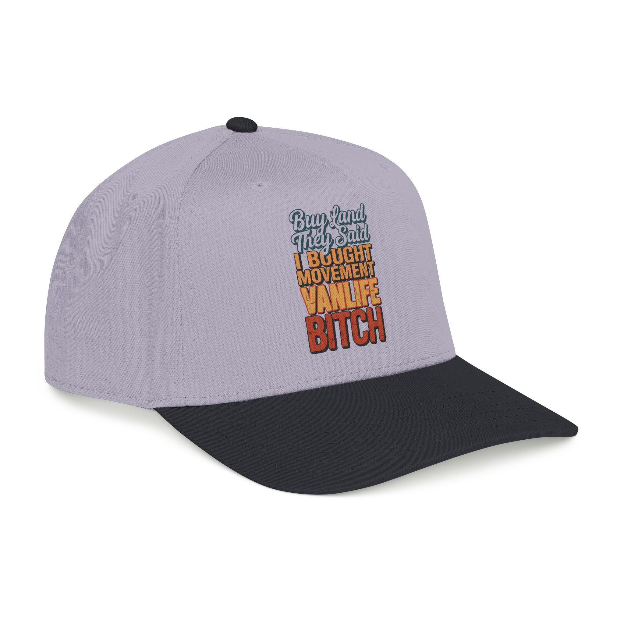 Baseball Cap - "Buy Land They Said" Design F**K-Line
