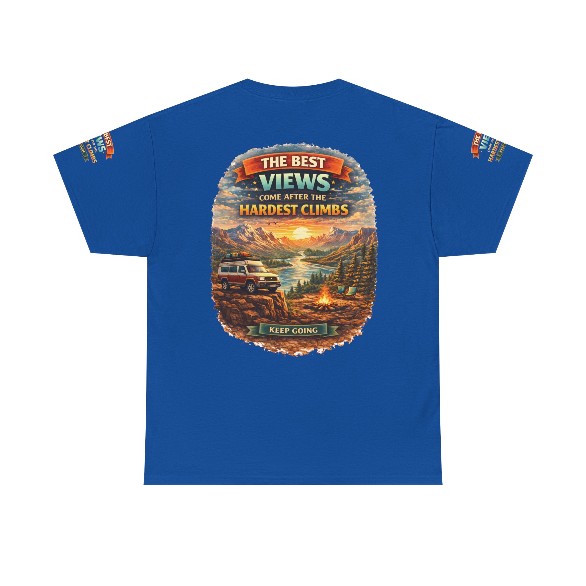 14913081331387577550_2048.jpeg Unisex Heavy Cotton Tee — "The Best Views" Design Scenic-Line