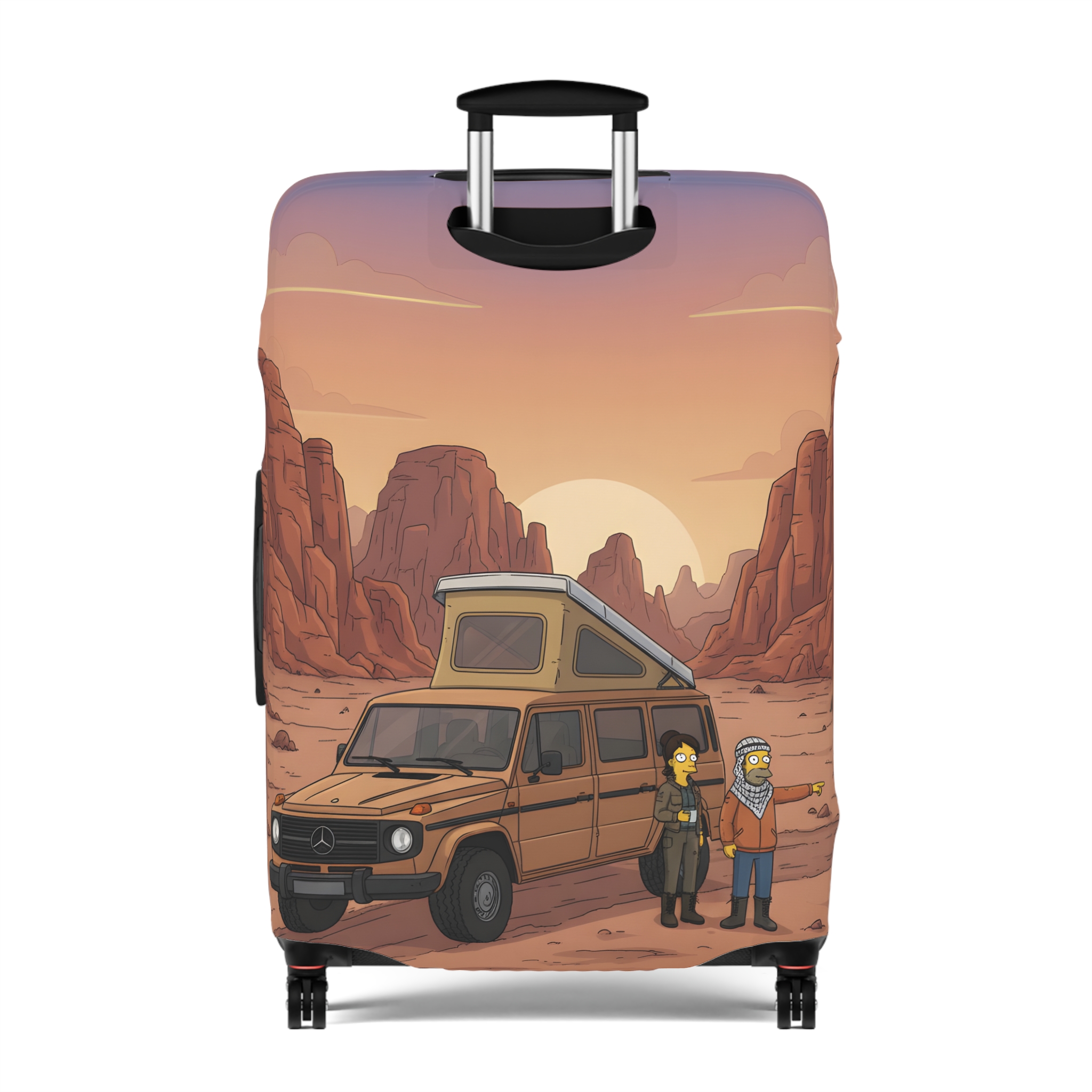 14937862430047990241_2048.jpeg Luggage Cover — Adventure Camper Sketch Travel Suitcase(Design Sitcom-Line)