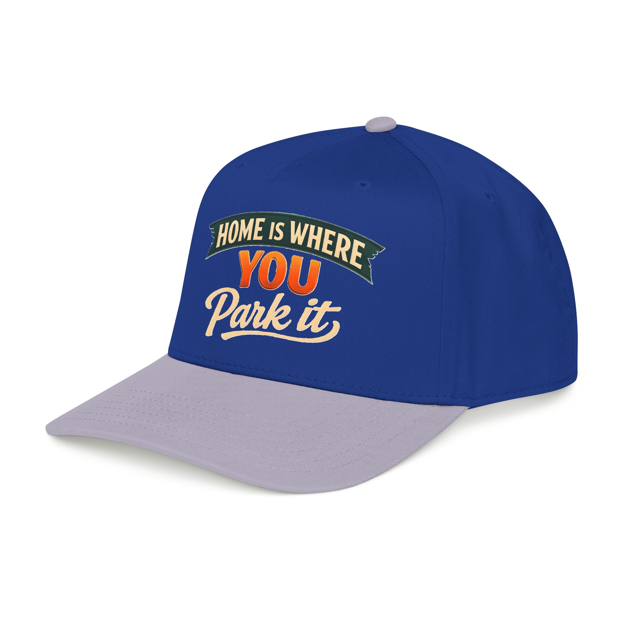 Baseball Cap - "Home Is where You Park It" Design Scenic-Line