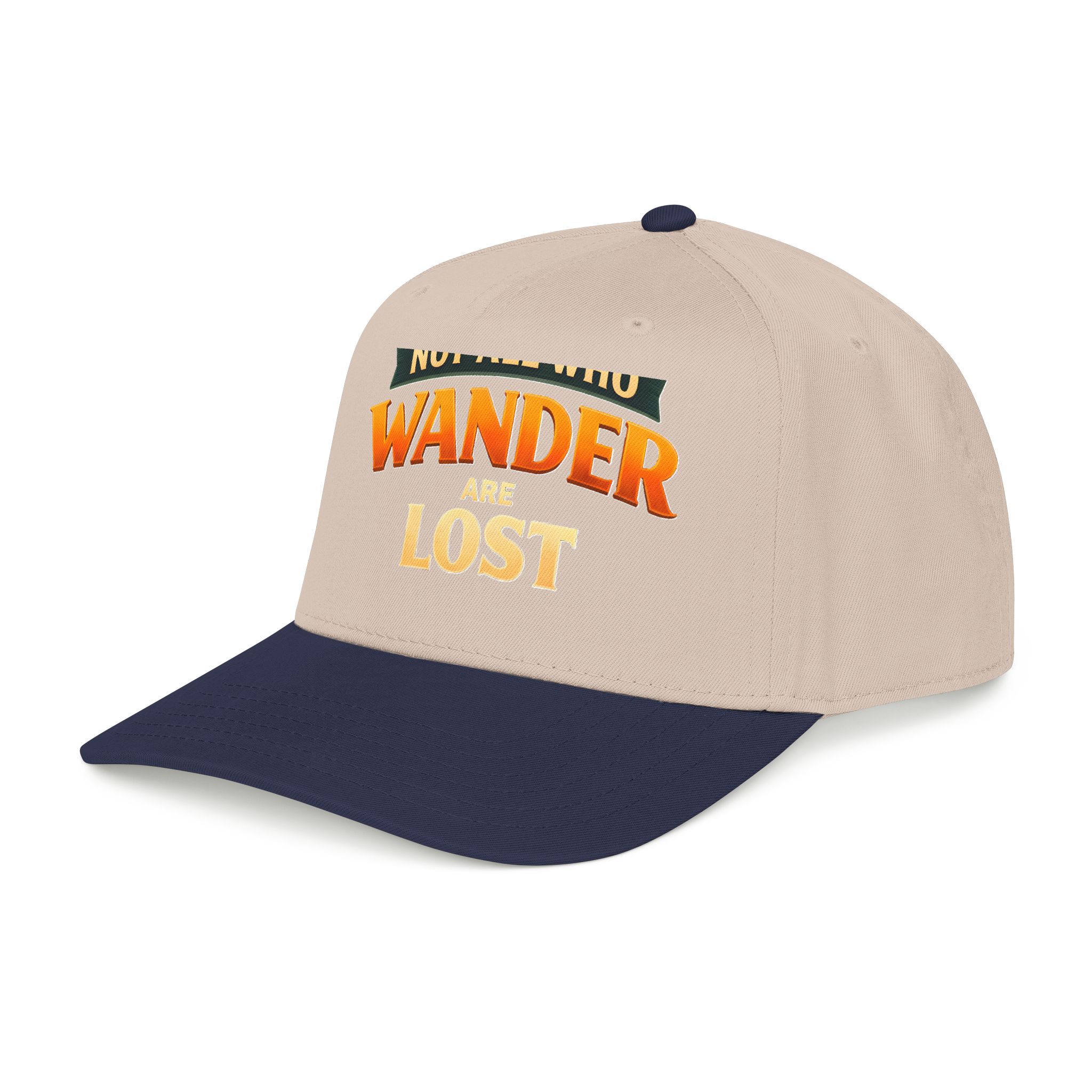 Baseball Cap - "Not All Who Wander Are Lost" Design Scenic-Line