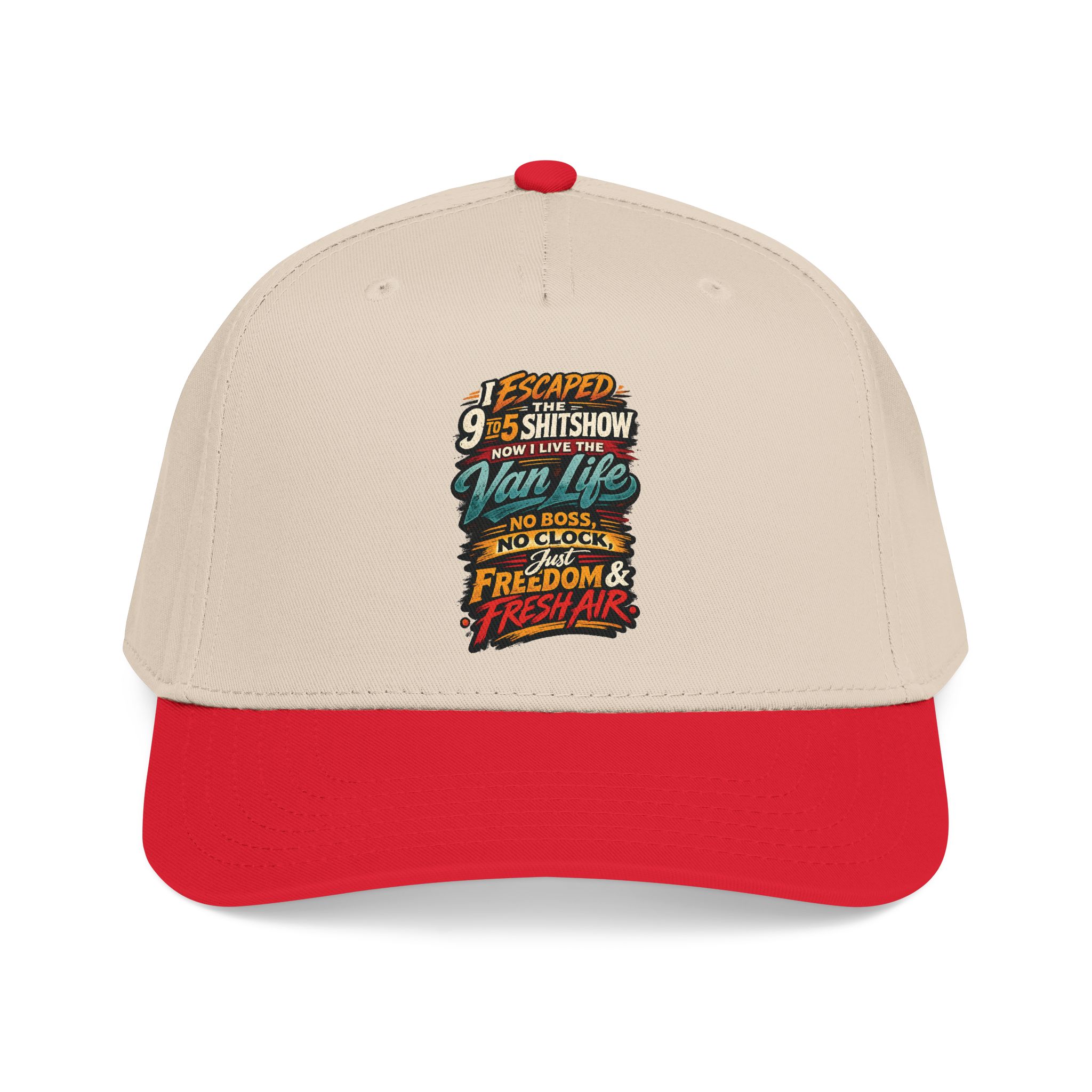 Baseball Cap - "I Escaped The 9 To 5" Design F**K-Line