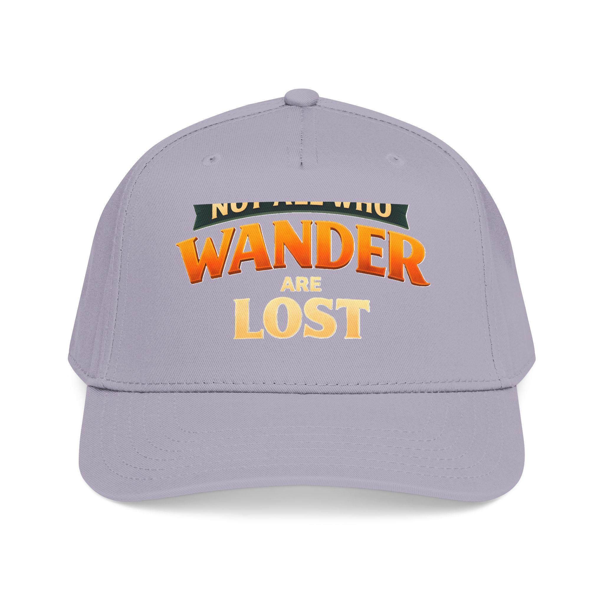 Baseball Cap - "Not All Who Wander Are Lost" Design Scenic-Line