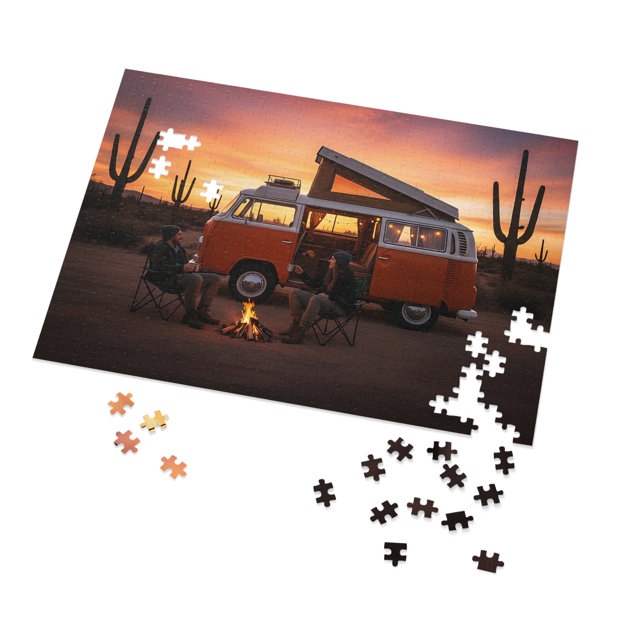 14994123093418440505_2048.jpeg Jigsaw Puzzle with — Campervan Sunset Jigsaw
