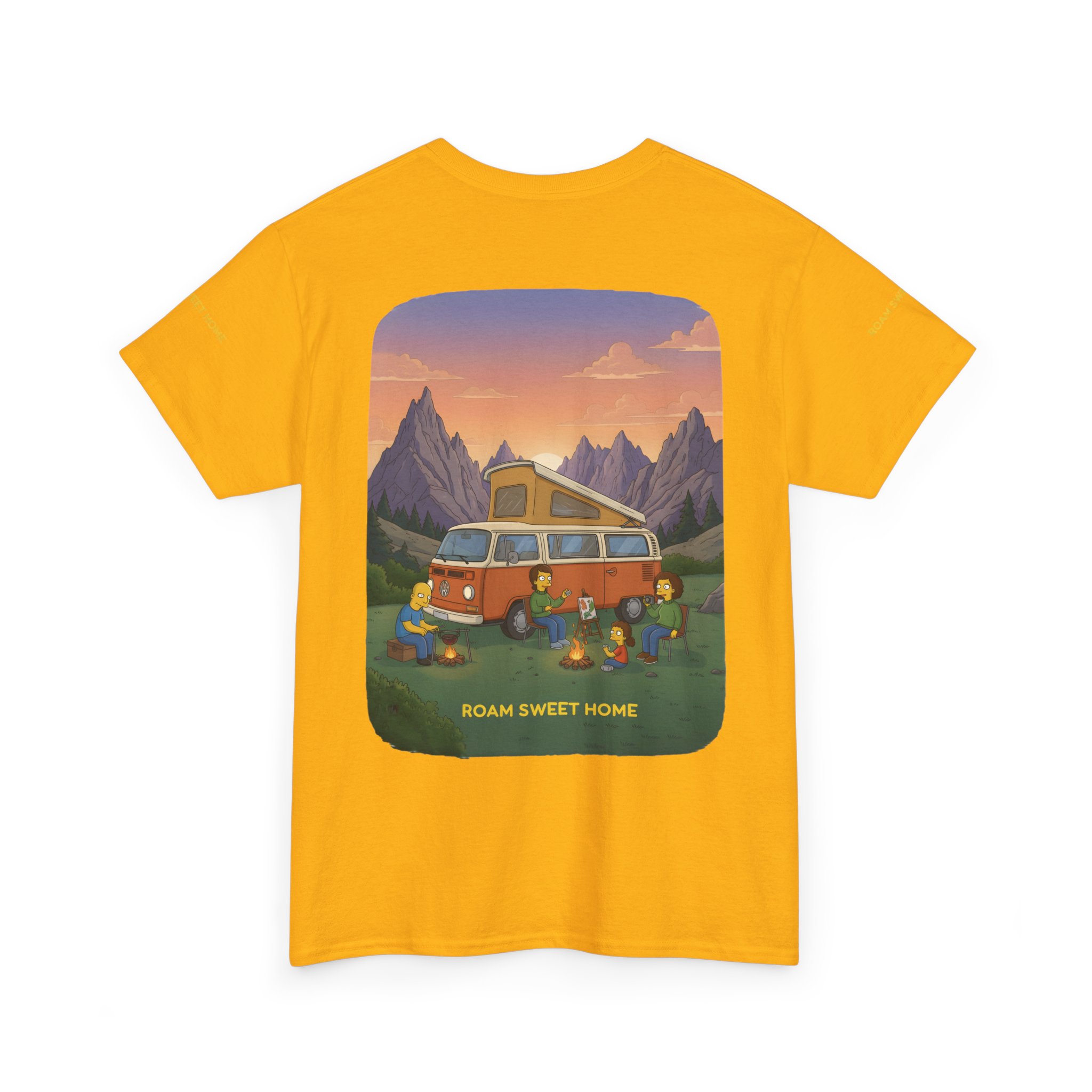 Unisex Heavy Cotton Tee — "Roam Sweet Home" Design Sitcom-Line