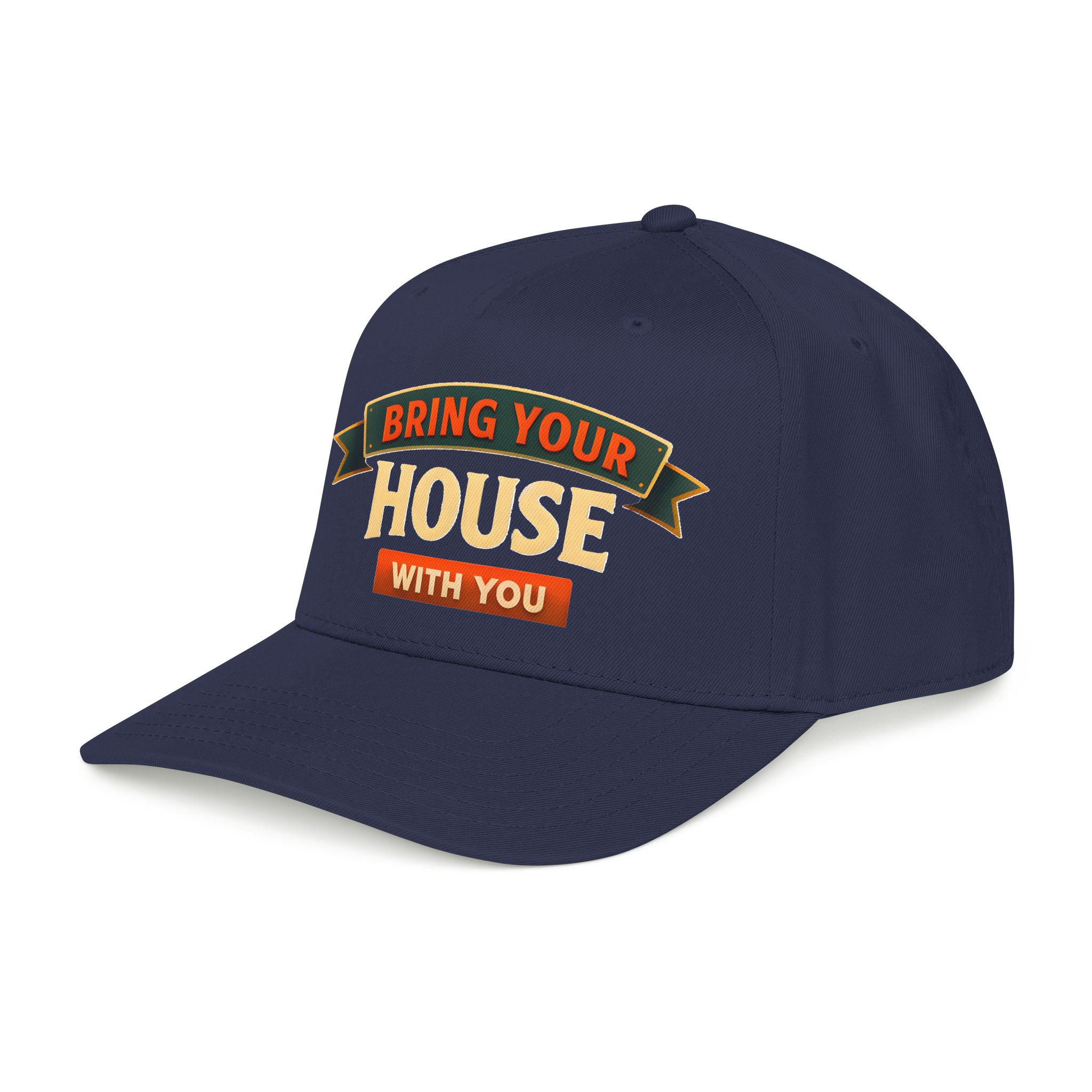 Baseball Cap - "Bring Your House With You" Design Scenic-Line