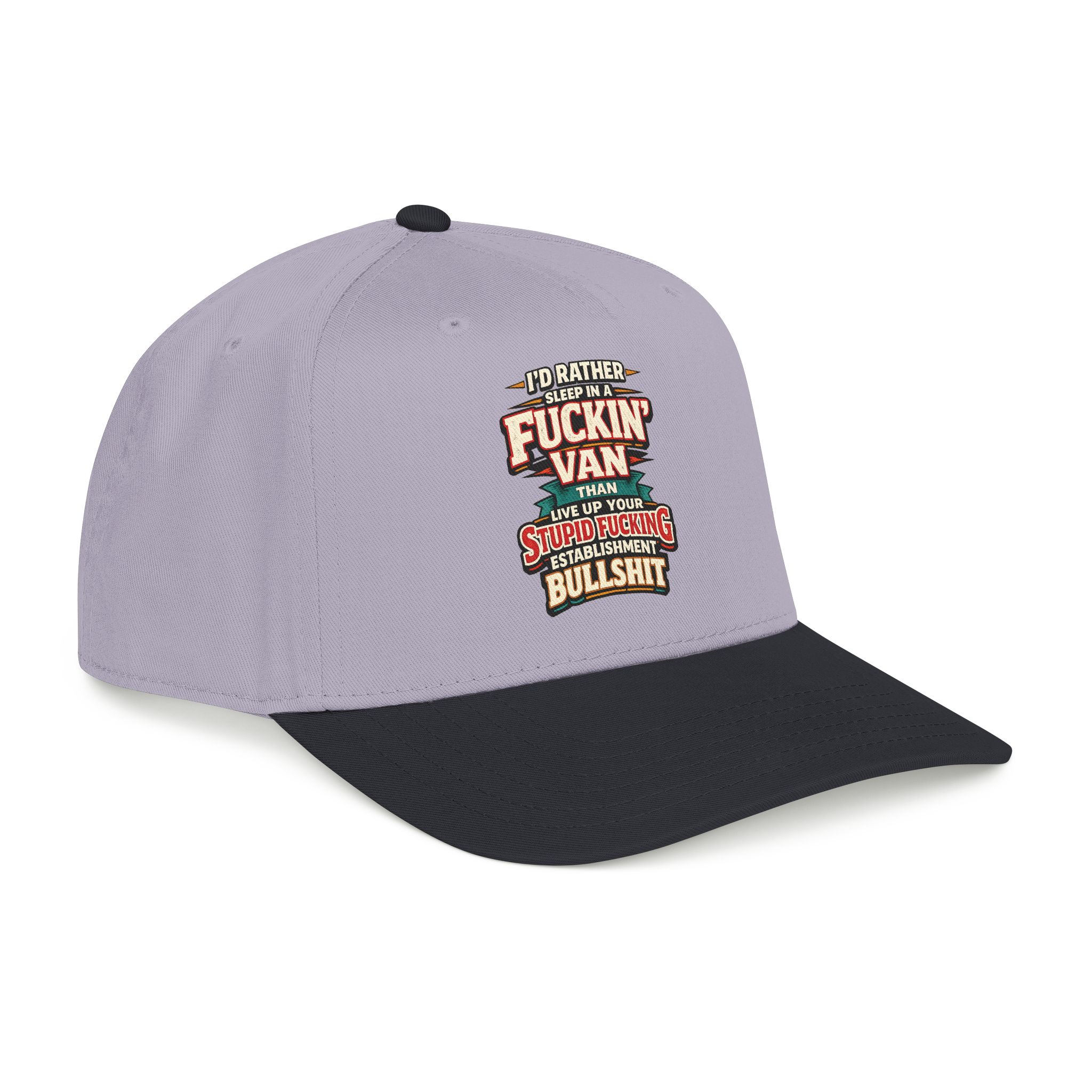 Baseball Cap - "I´d Rather Sleep in A Fucking Van" Design F**K-Line