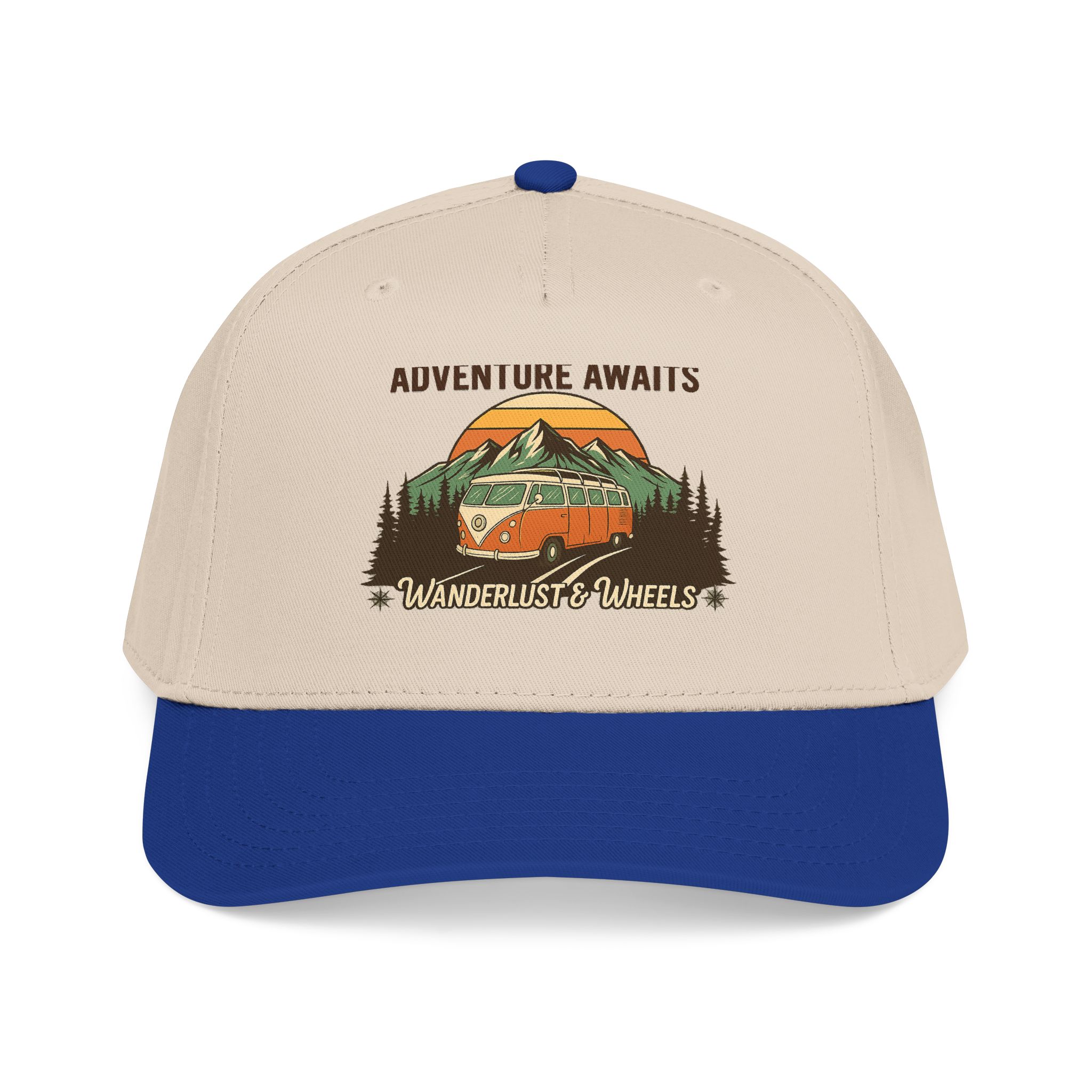 Baseball Cap - "Home Is Where You Adventure Awaits" Mid Profile Baseball Cap