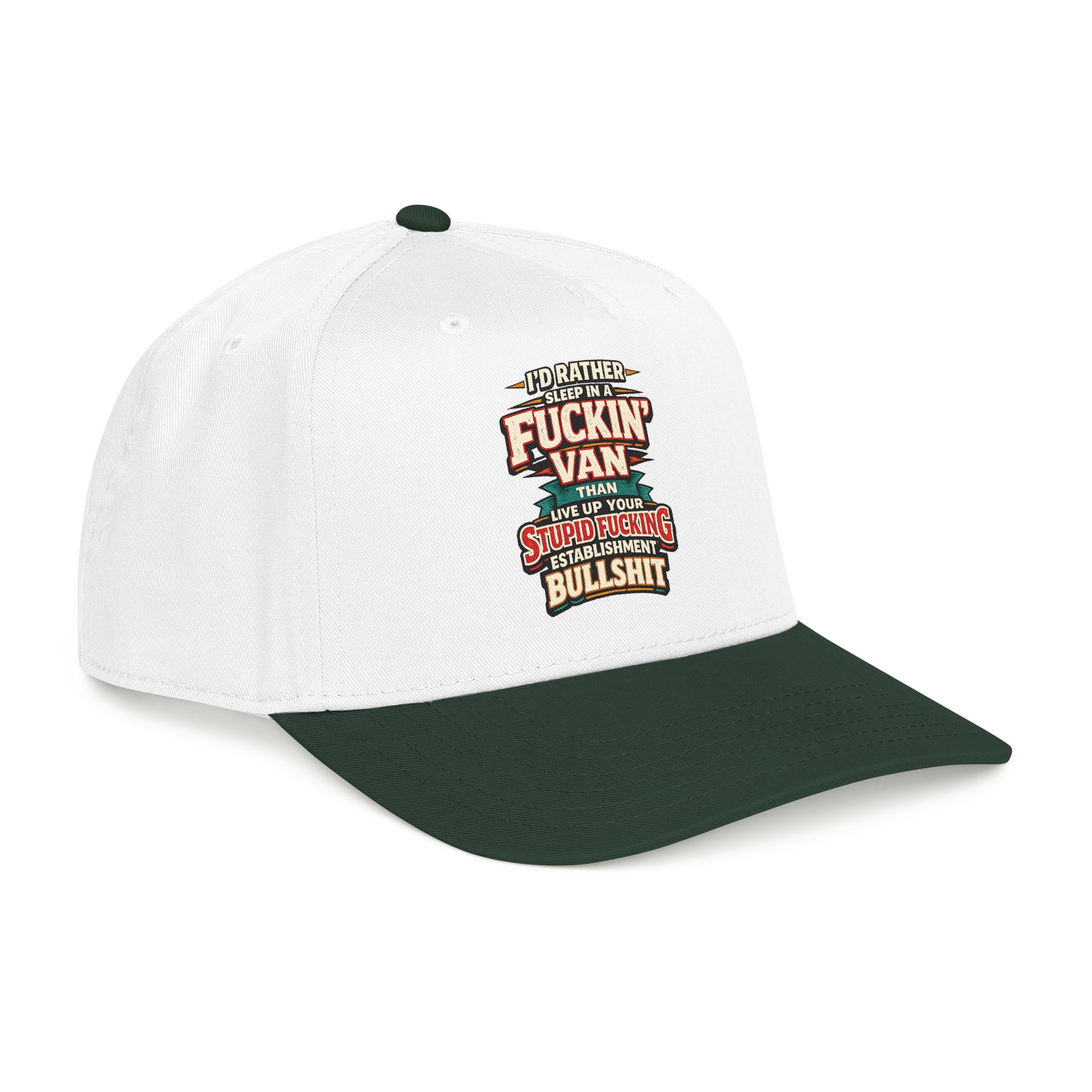 Baseball Cap - "I´d Rather Sleep in A Fucking Van" Design F**K-Line