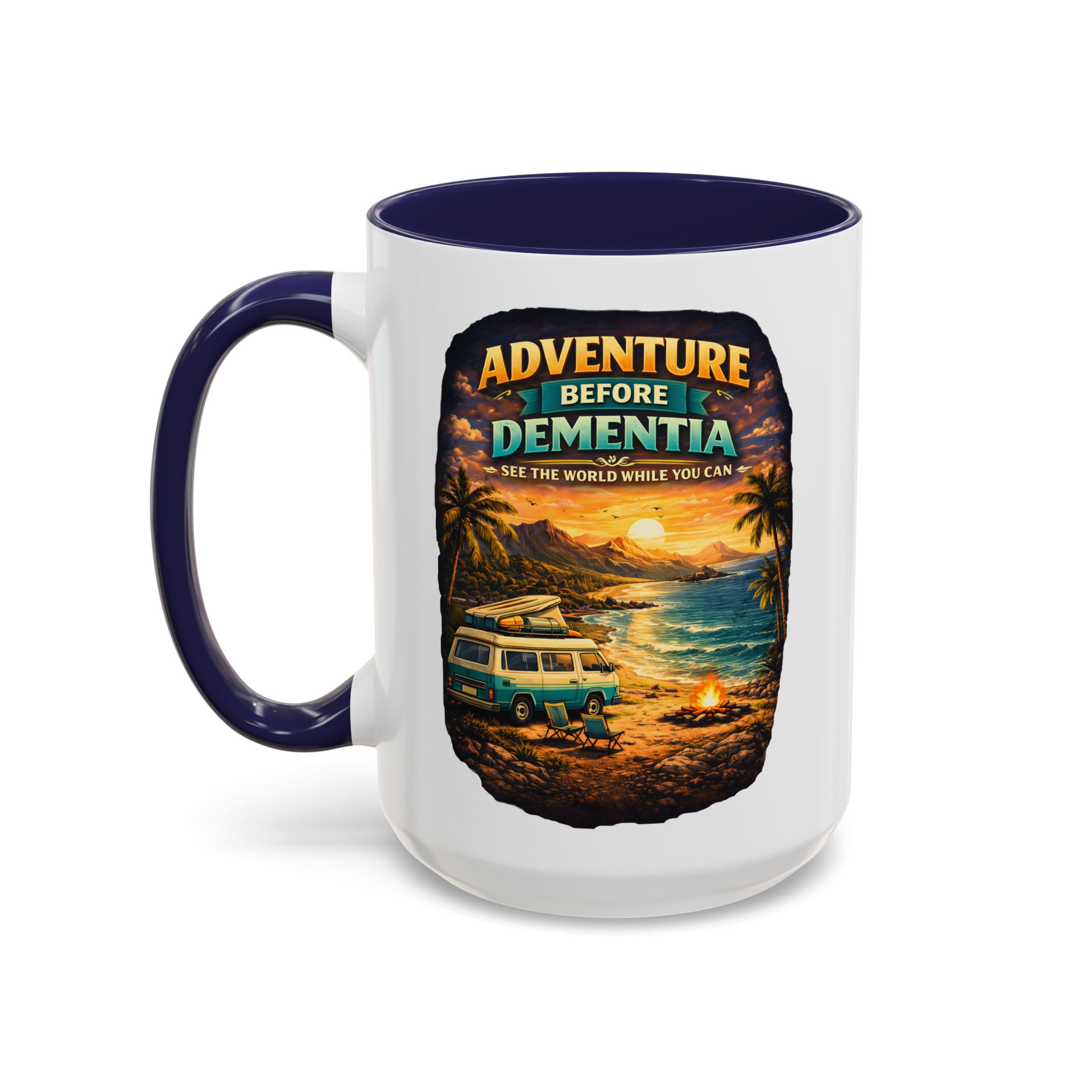 15061024303792465859_2048.jpeg Accent Coffee Mug (11, 15oz) — "Adventure Before Dementia" Design Scenic-Line