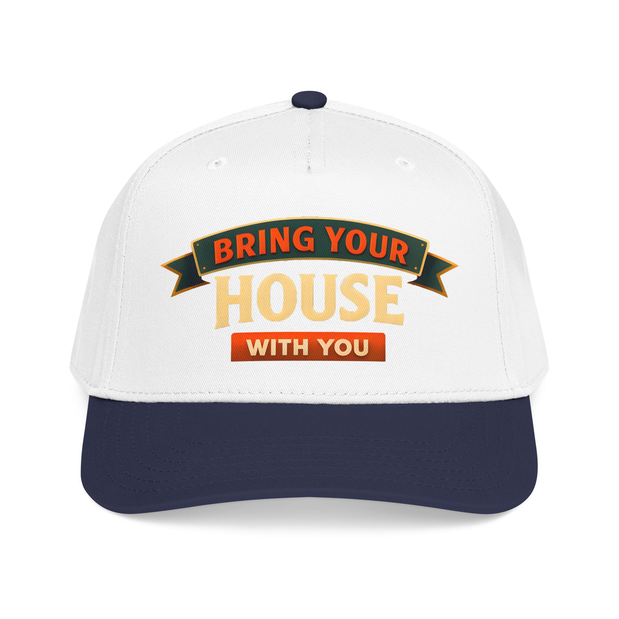 Baseball Cap - "Bring Your House With You" Design Scenic-Line