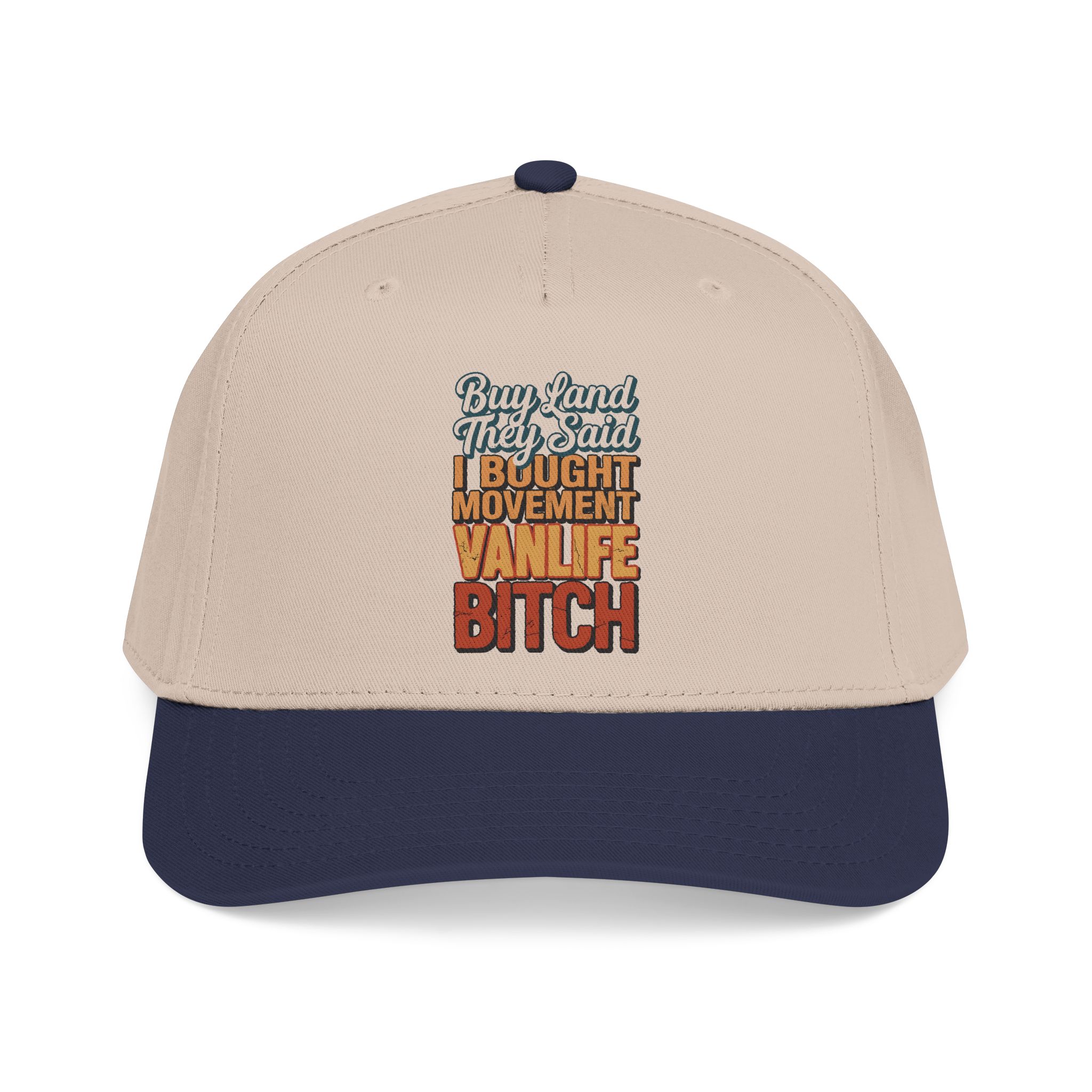 Baseball Cap - "Buy Land They Said" Design F**K-Line