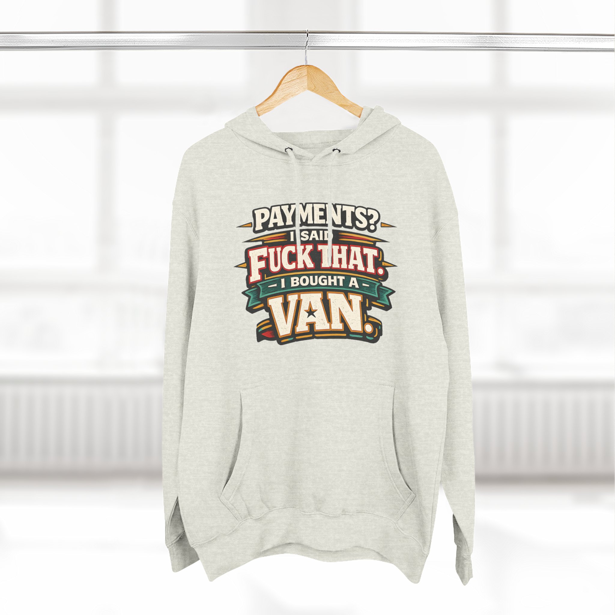 15086521027235840540_2048.jpeg Three-Panel Fleece Hoodie - "Payments?I Said" Design F**K-Line