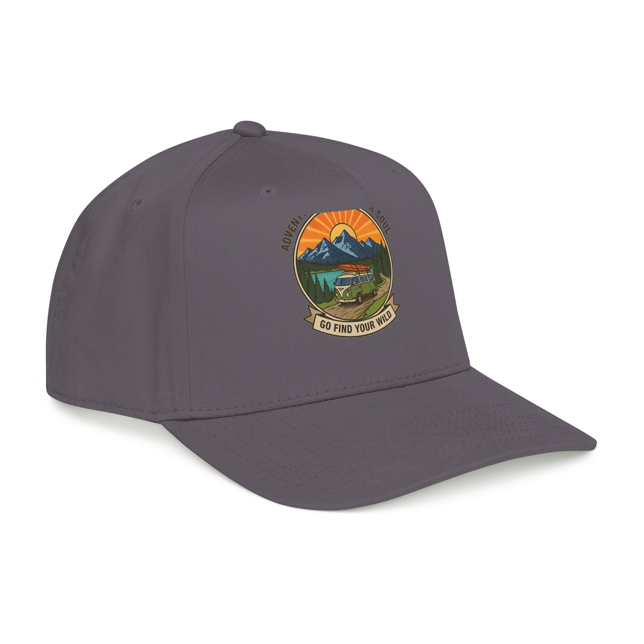 Baseball Cap — "Go Find Your Wild" Outdoor Patch