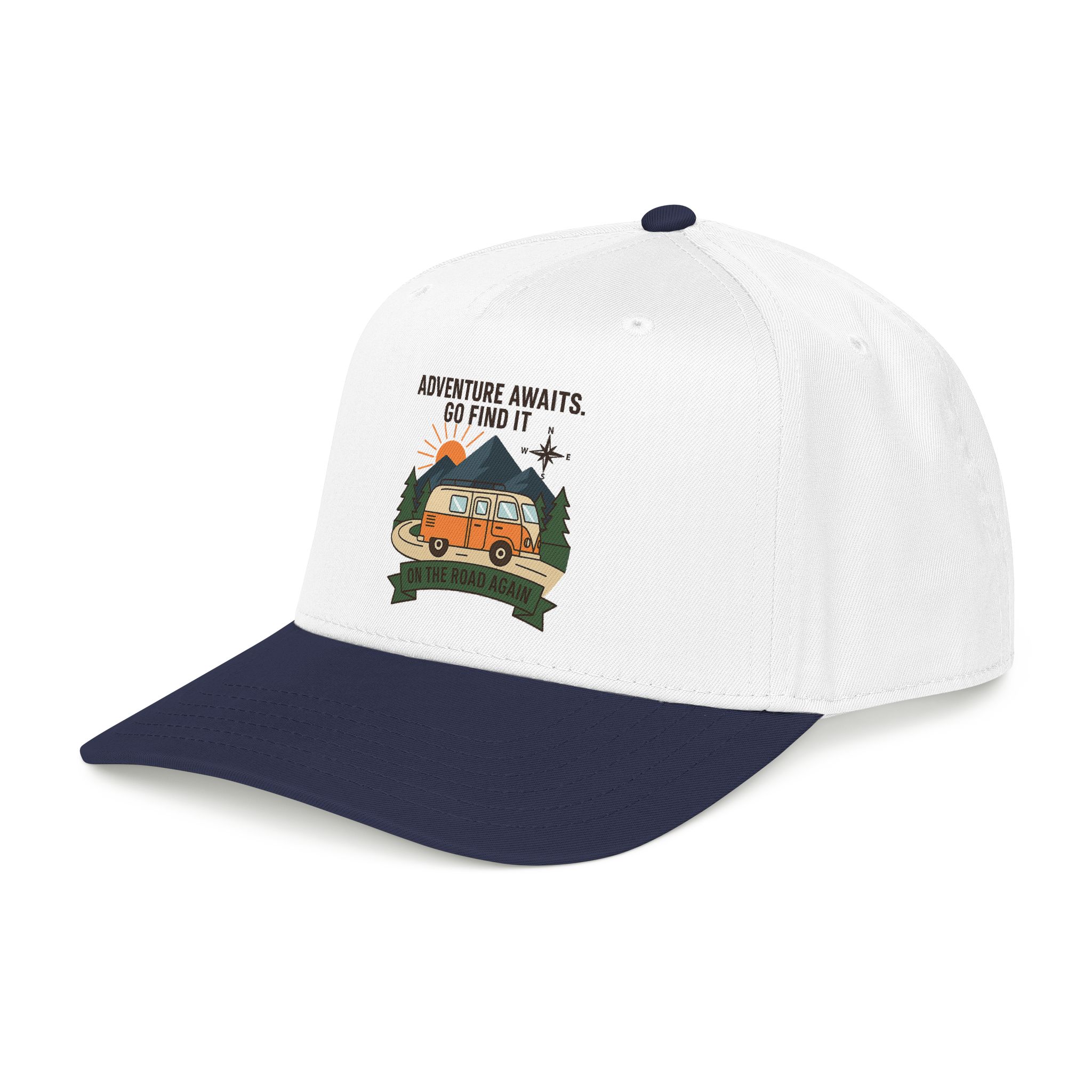 Baseball Cap - "Adventure Awaits" Outdoor Travel Hat