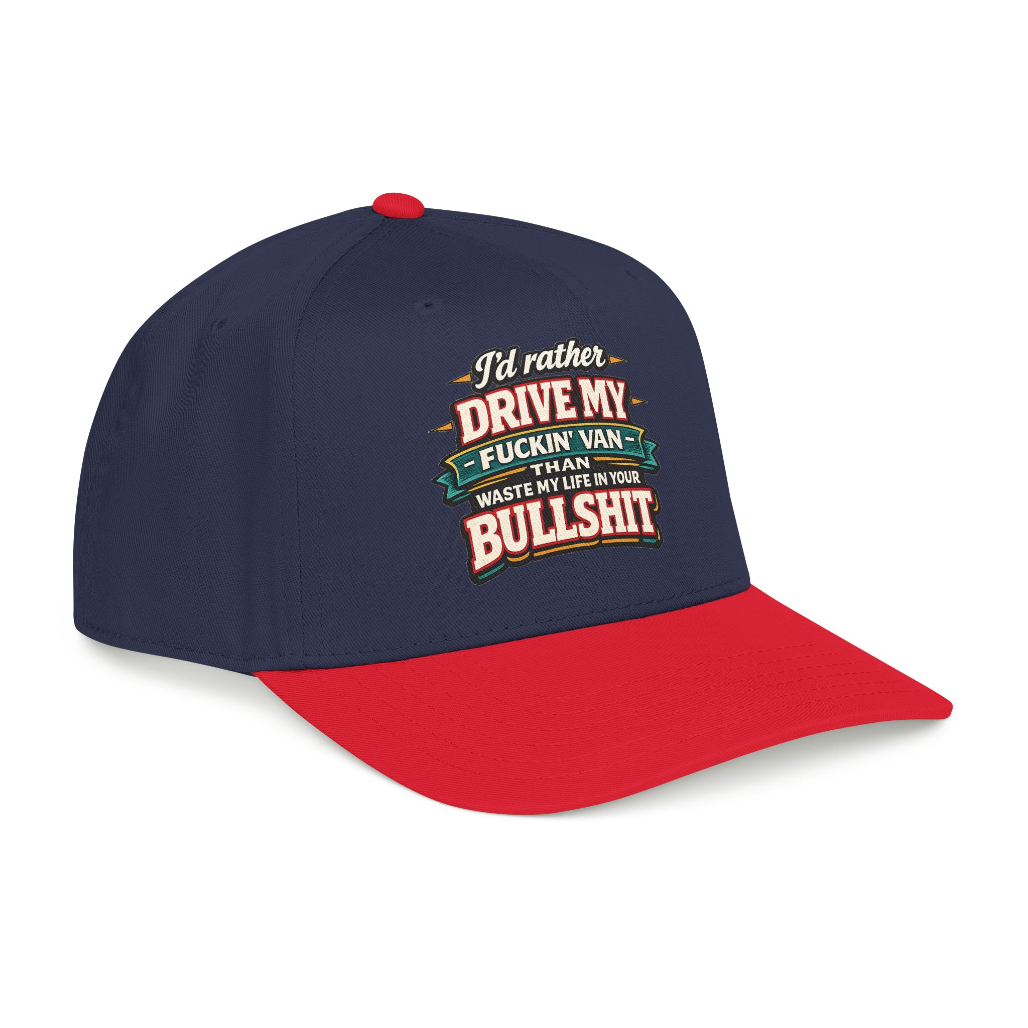 Baseball Cap - "I´d Rather Drive My Fucking Van" Design F**K-Line
