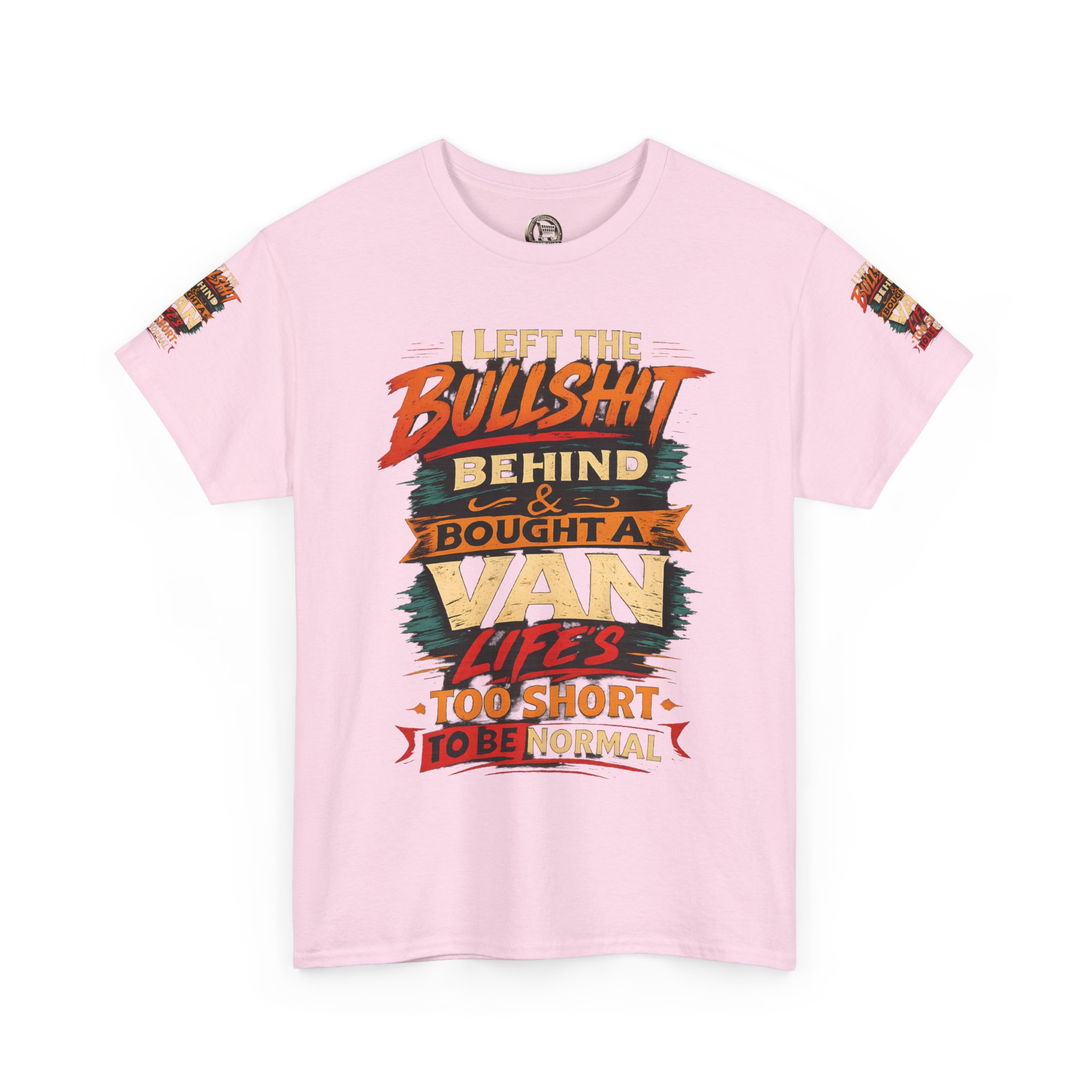 15123127173661973239_2048.jpeg Unisex Heavy Cotton Tee — "I Left The Bullshit" Design F**K-Line