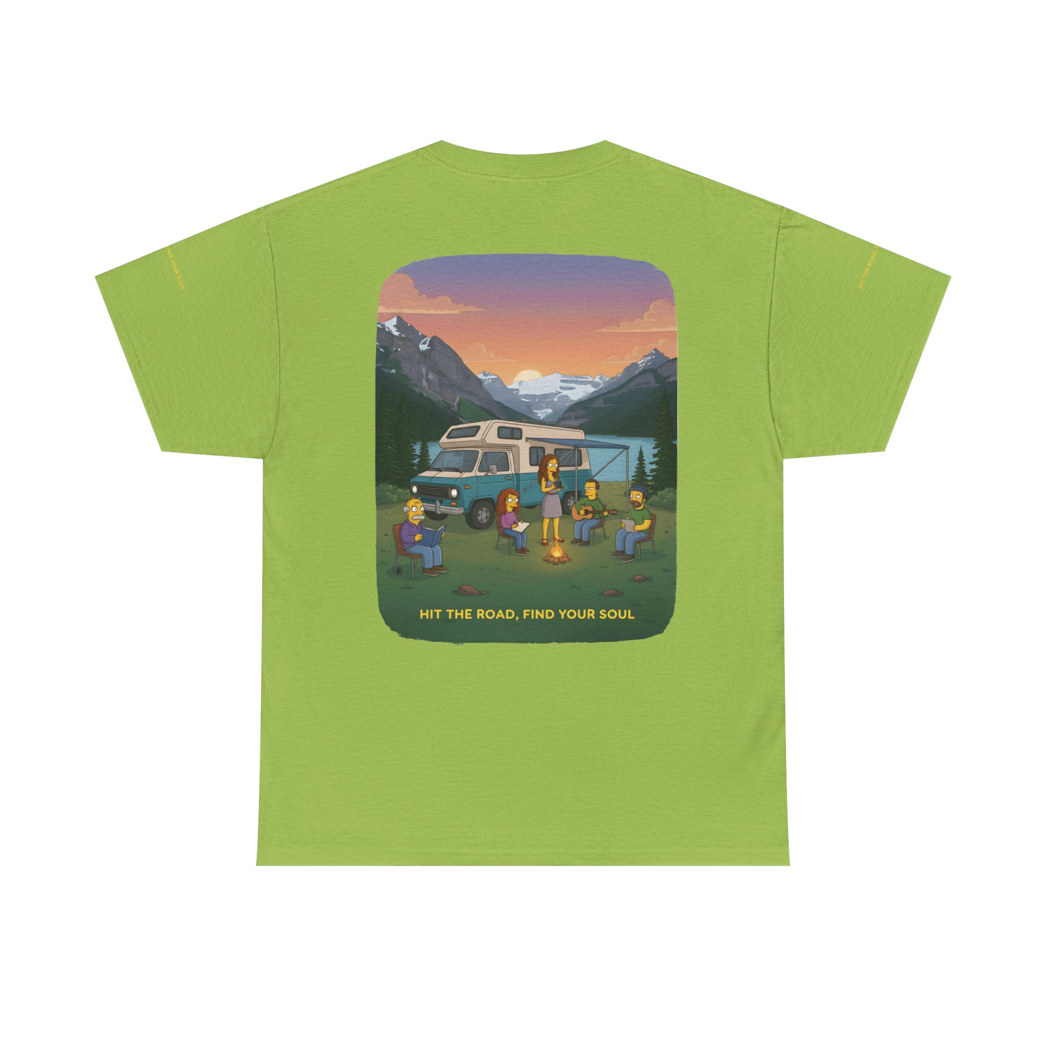 15123734254606565411_2048.jpeg Unisex Heavy Cotton Tee — "Hit The Road-Find Your Soul" Design Sitcom-Line