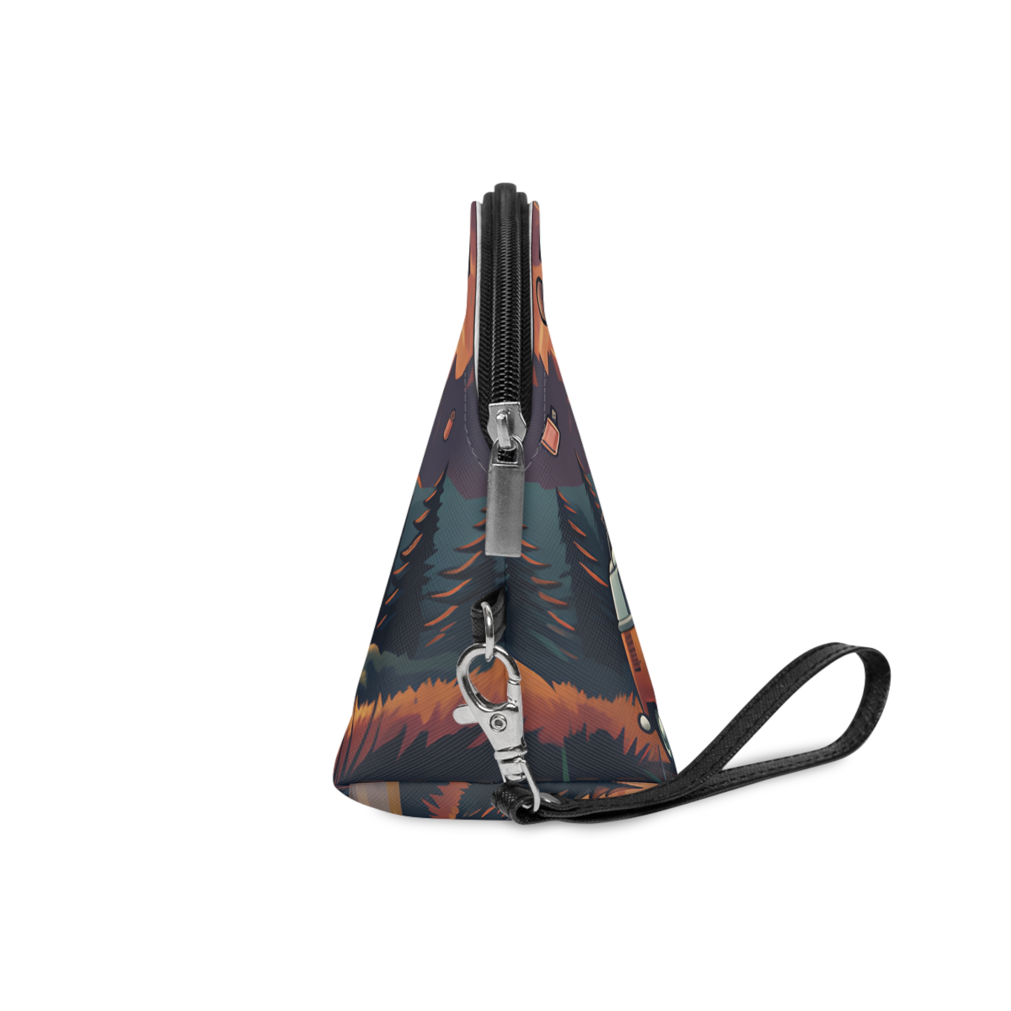 Makeup Bag — "Wanderlust - Lipstick Dust" campervan quoted