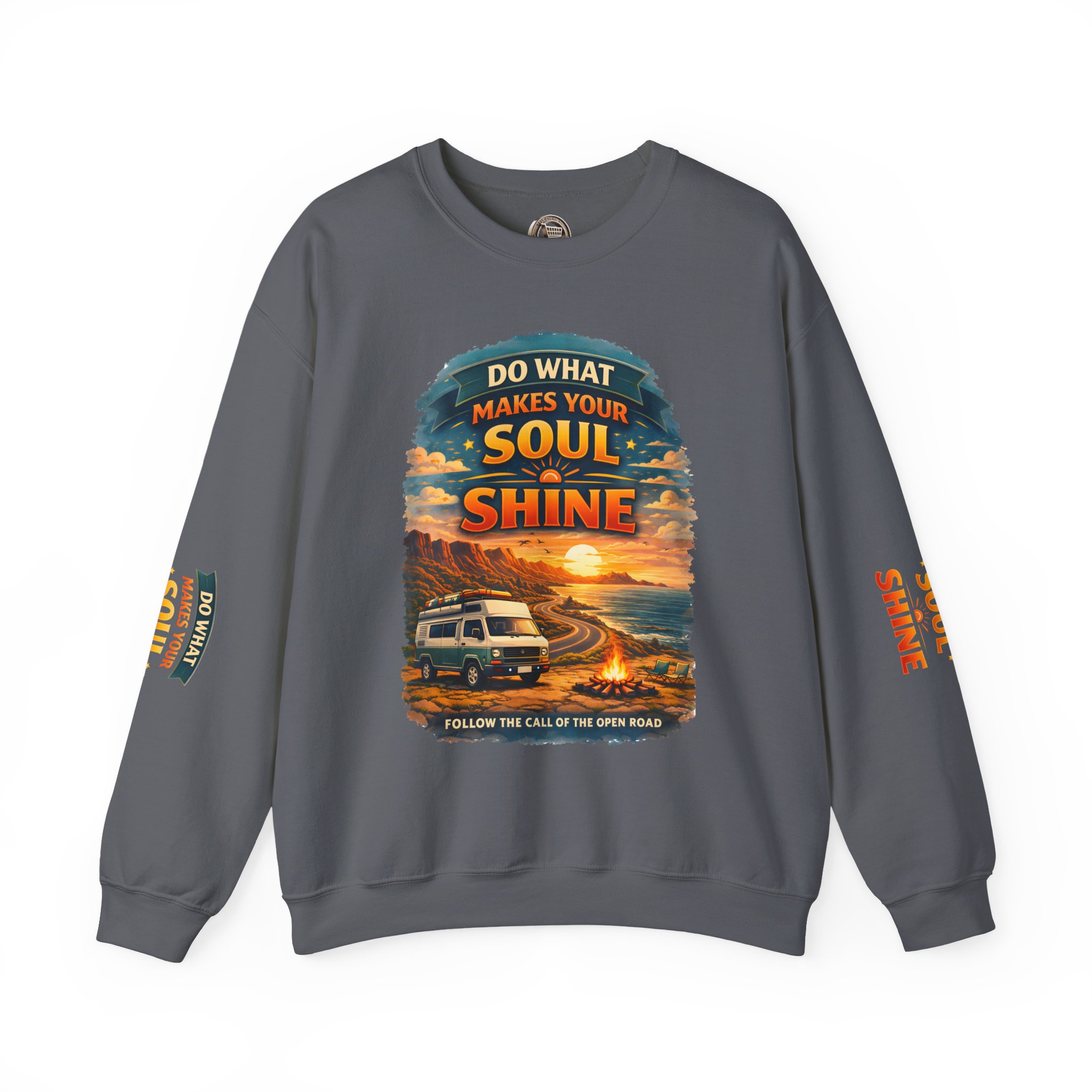 Unisex Heavy Blend™ Crewneck Sweatshirt — "Do What Makes Your Soul Shine" Design Scenic-Line