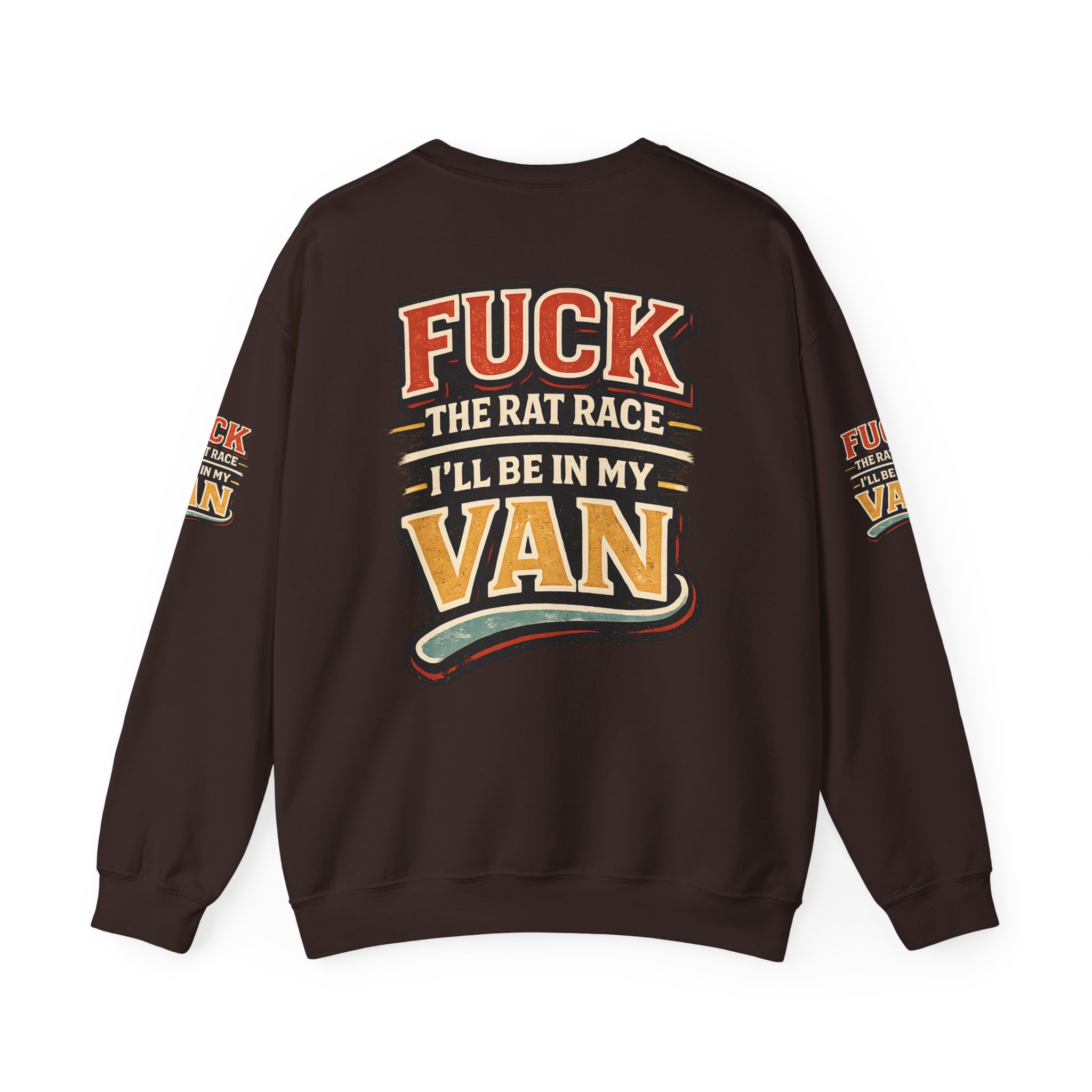 15146620070230580243_2048.jpeg Unisex Heavy Blend™ Crewneck Sweatshirt — "Fuck The Rat Race" Design F**K-Line