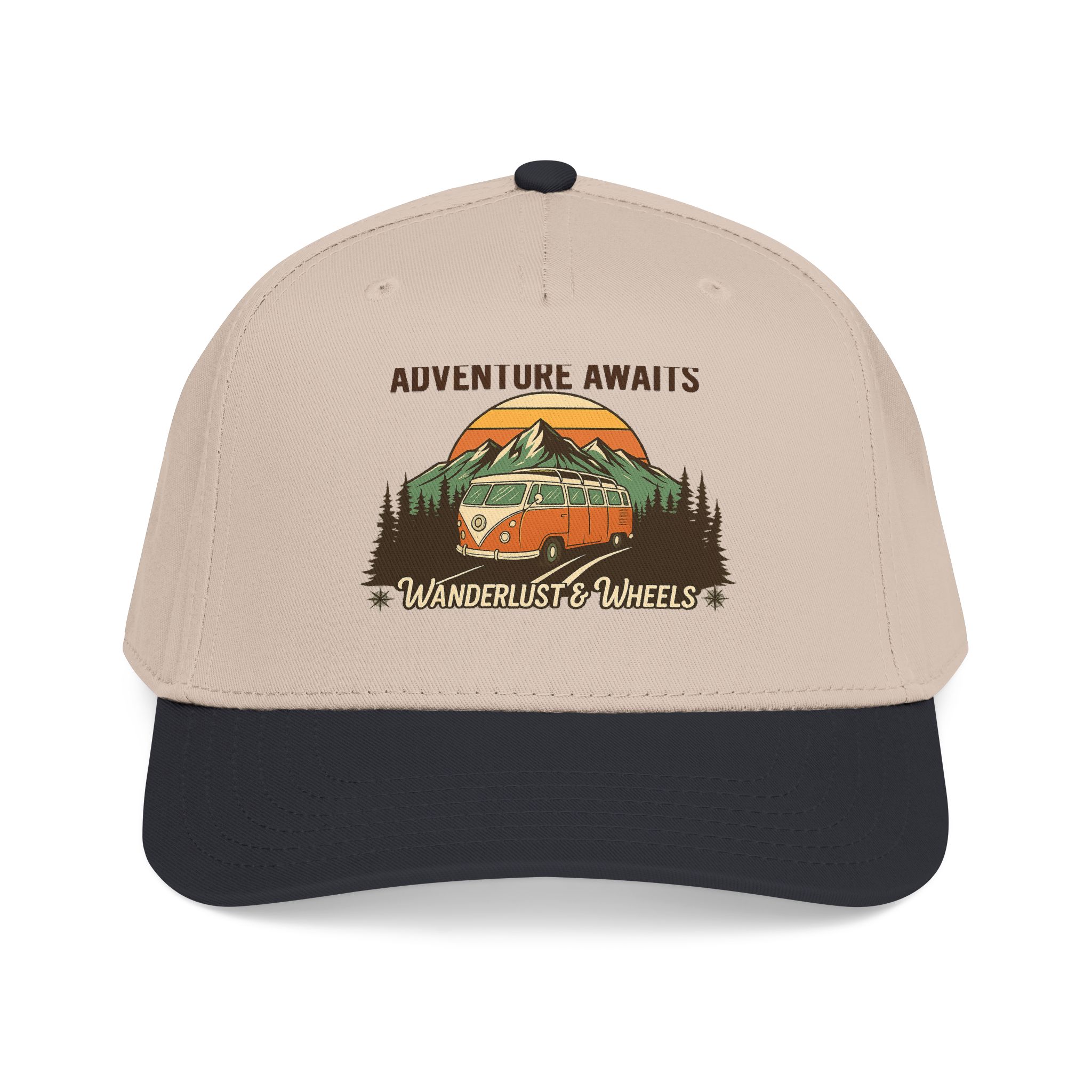 Baseball Cap - "Home Is Where You Adventure Awaits" Mid Profile Baseball Cap
